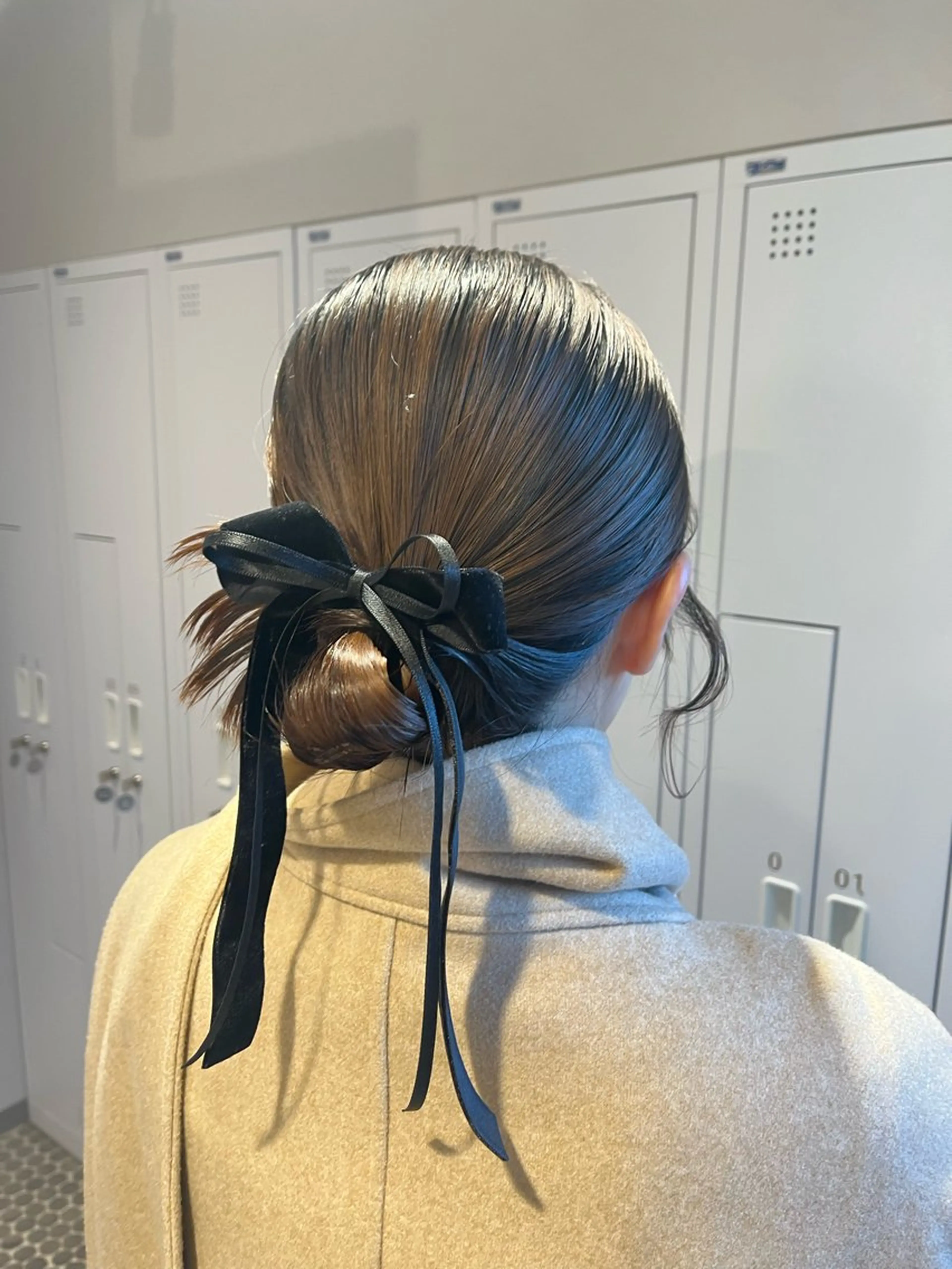 ミディアム ヘアセット SALOWIN大宮crest所属・大宮レイヤーカット× 透明感カラー　rioのヘアスタイル