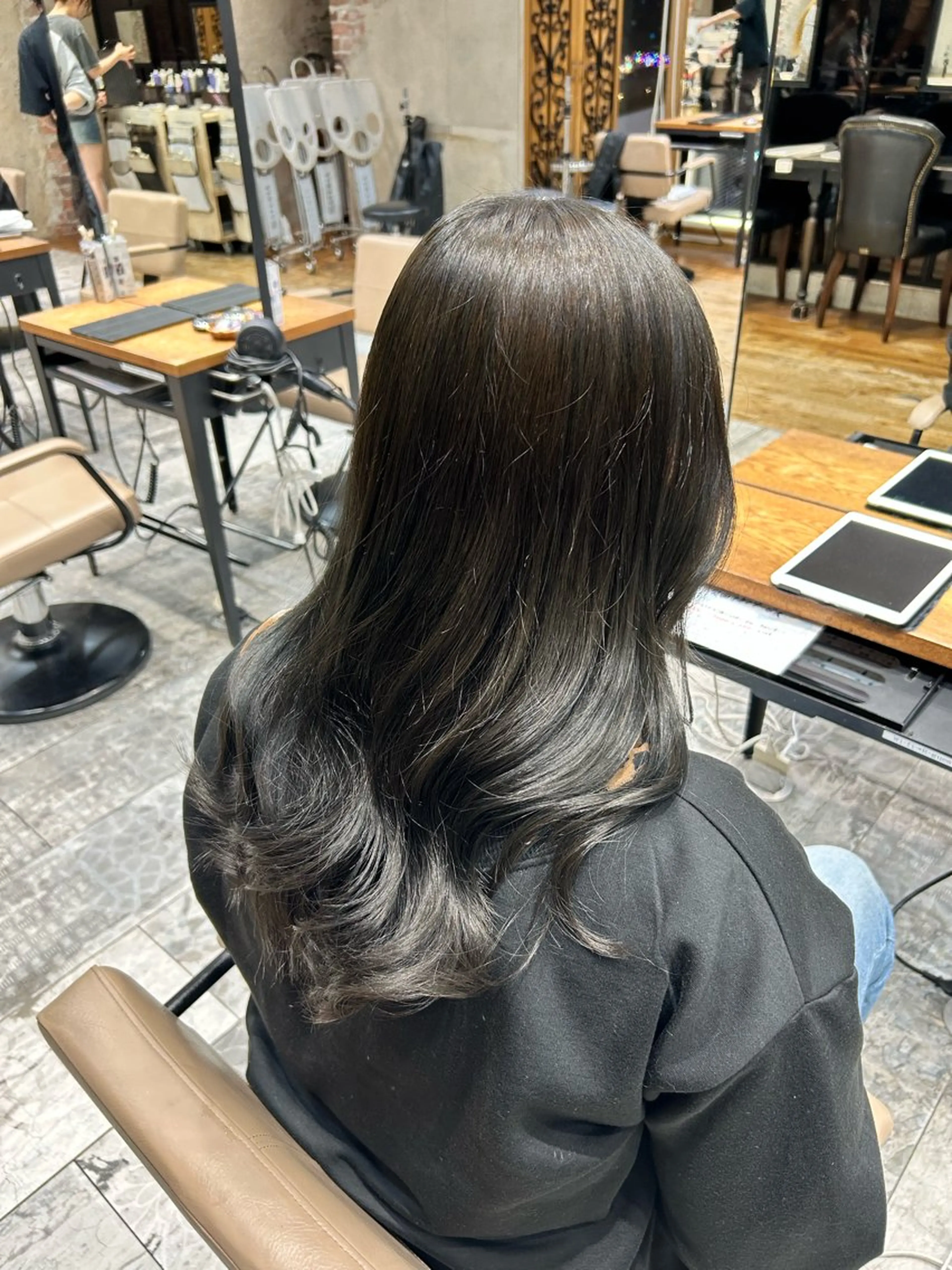 ロング カラー 髙橋 尚也のヘアスタイル