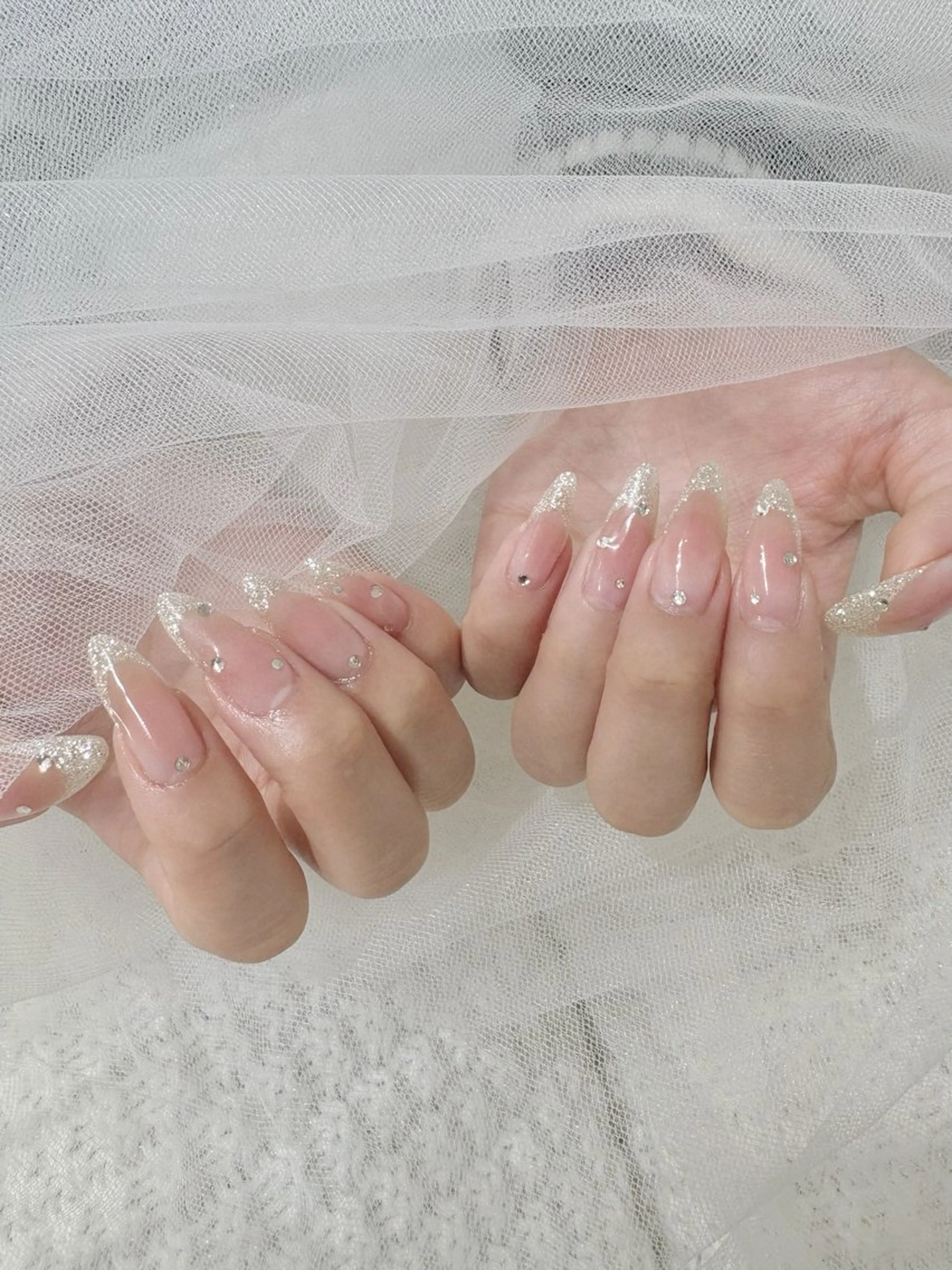 ネイル ブラウン チークネイル フレンチネイル 持ち込み ピンク Nolaslien Mayra 銀座店のネイルデザイン