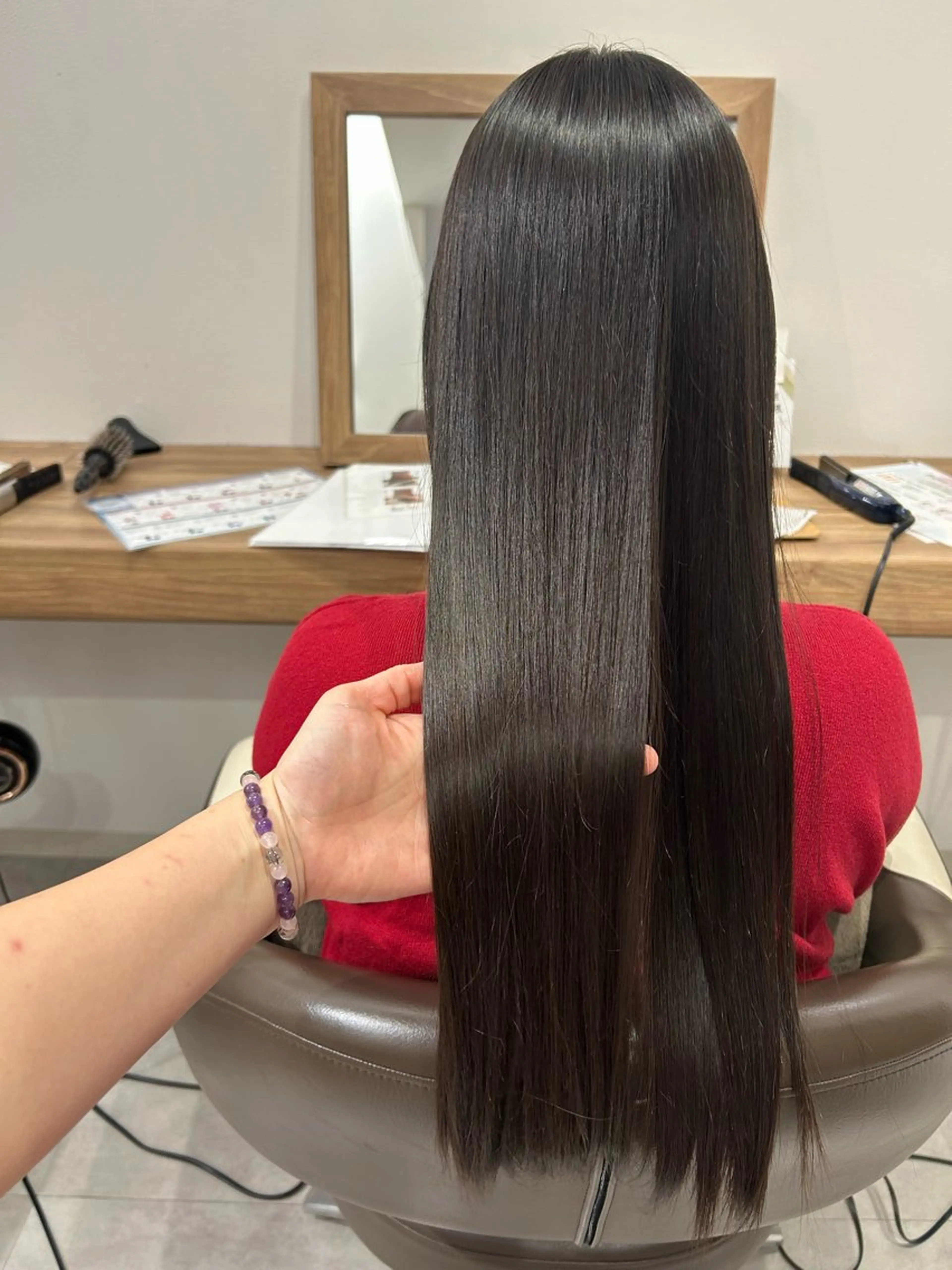 ロング パーマ 山越 美裕樹のヘアスタイル