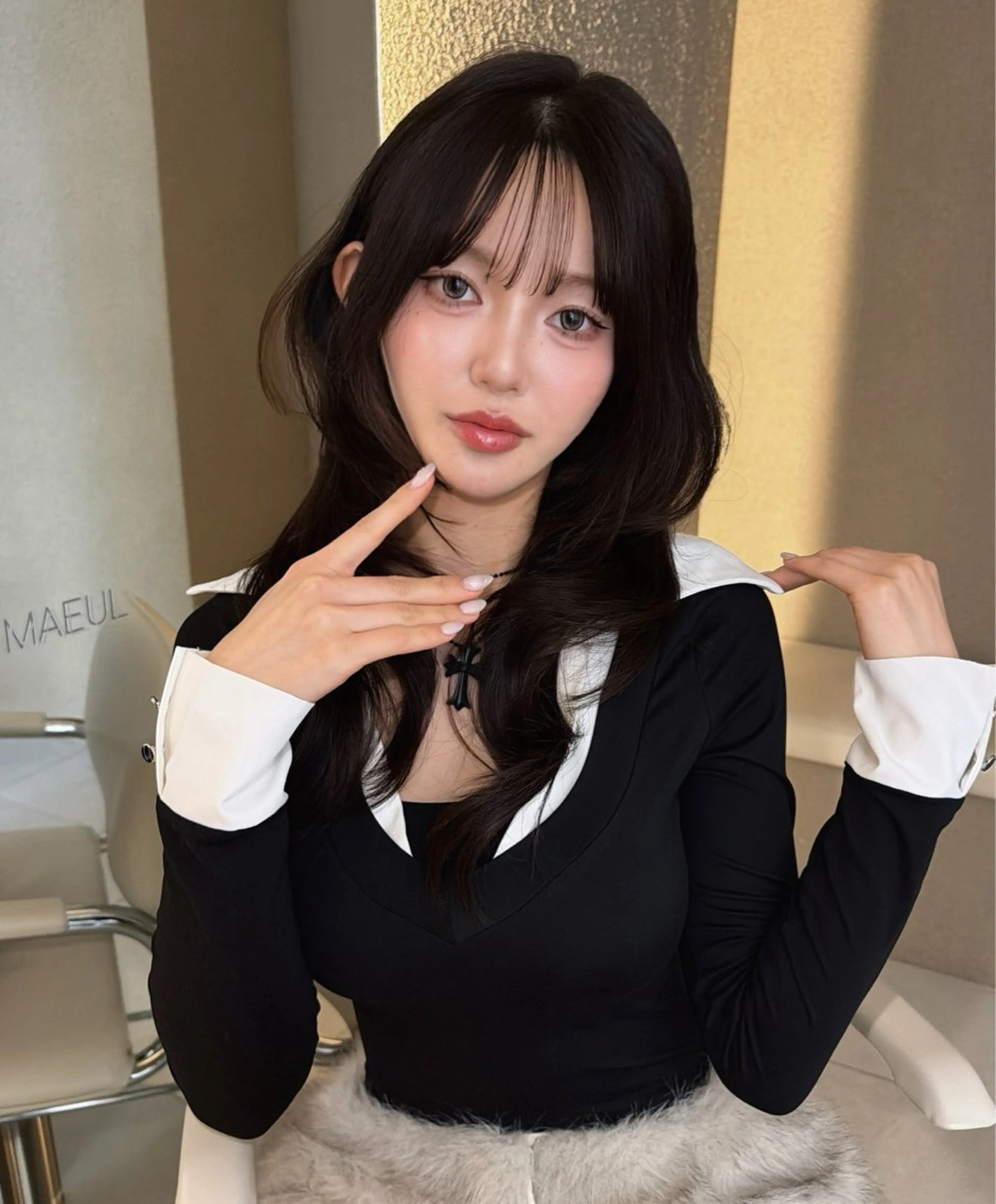 ロング MAEUL NAGOYA所属・名駅/艶カラー/ HINA🌛☁️のヘアスタイル