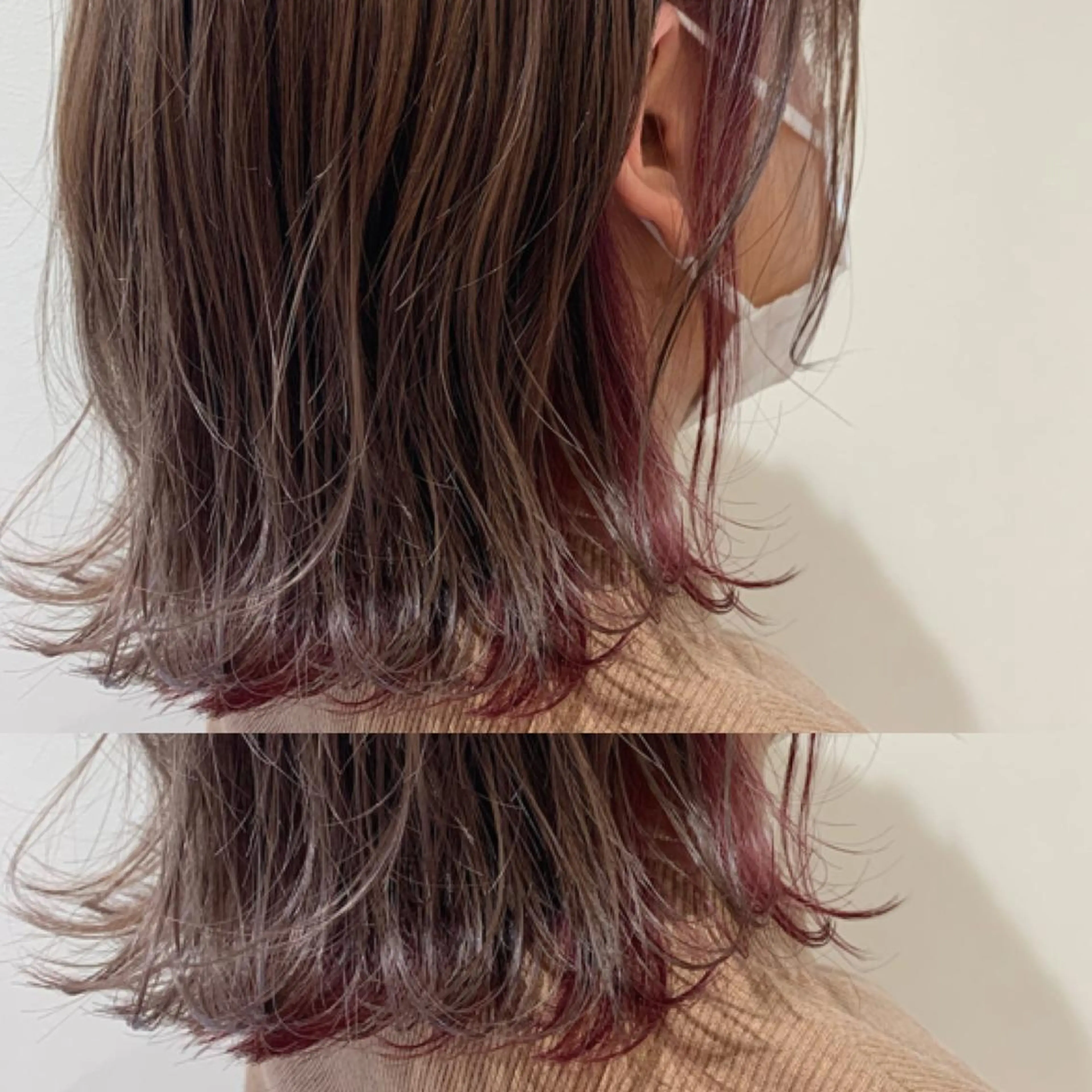 ミディアム 透明感カラー 金村真子のヘアスタイル