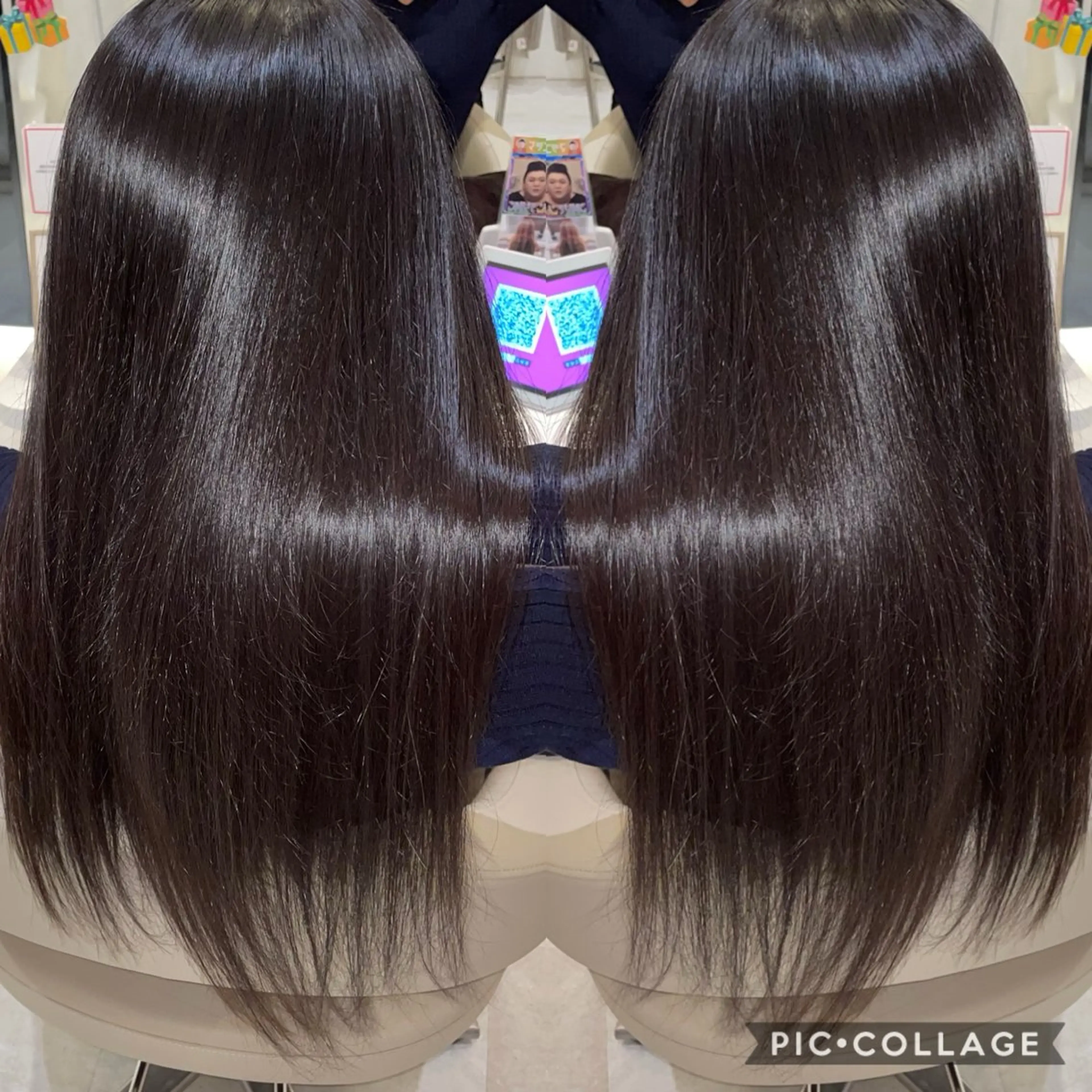 ロング トリートメント カット トリートメント 朝尾 愛花のヘアスタイル