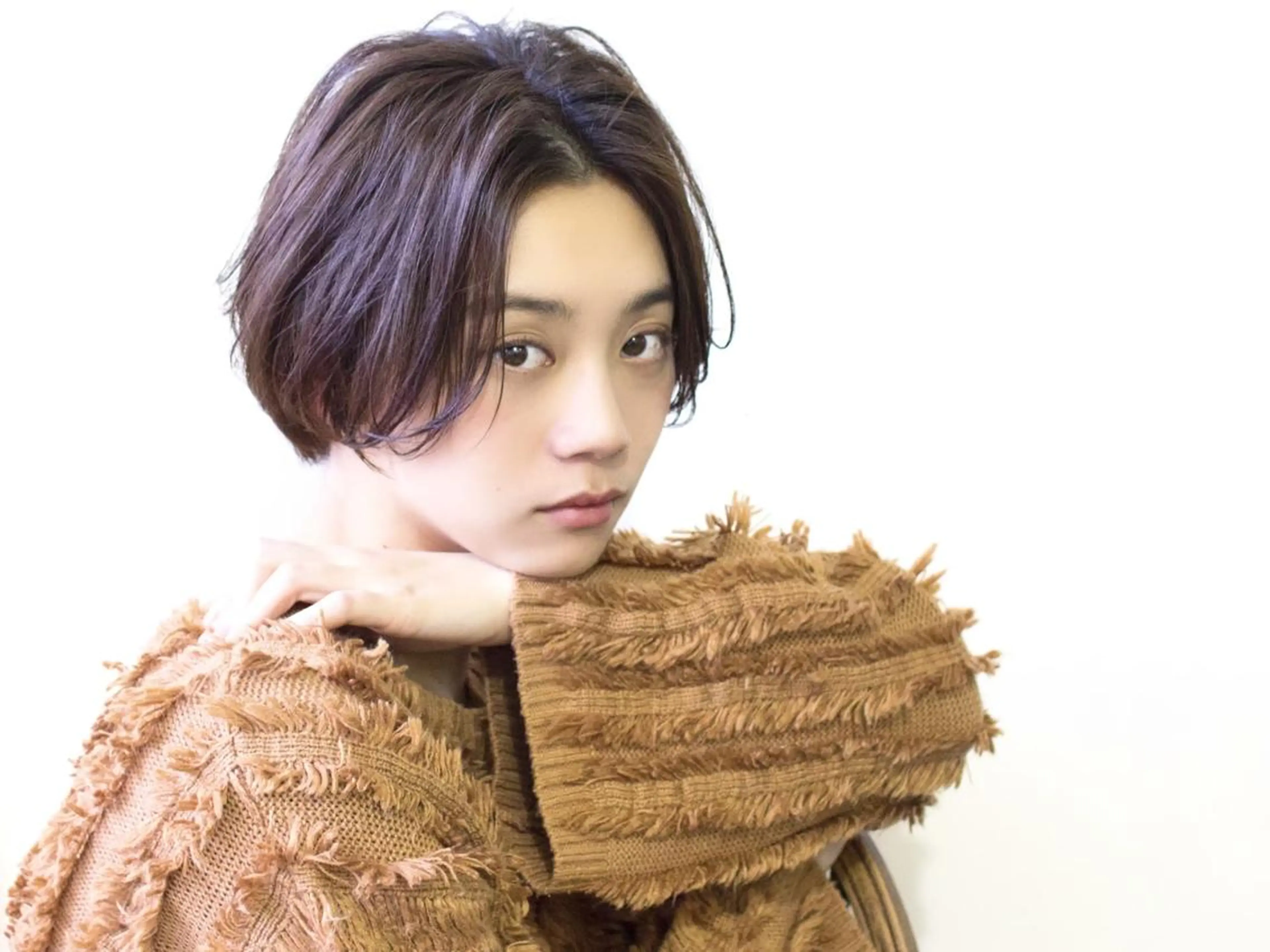 カラー 大島 千怜のヘアスタイル