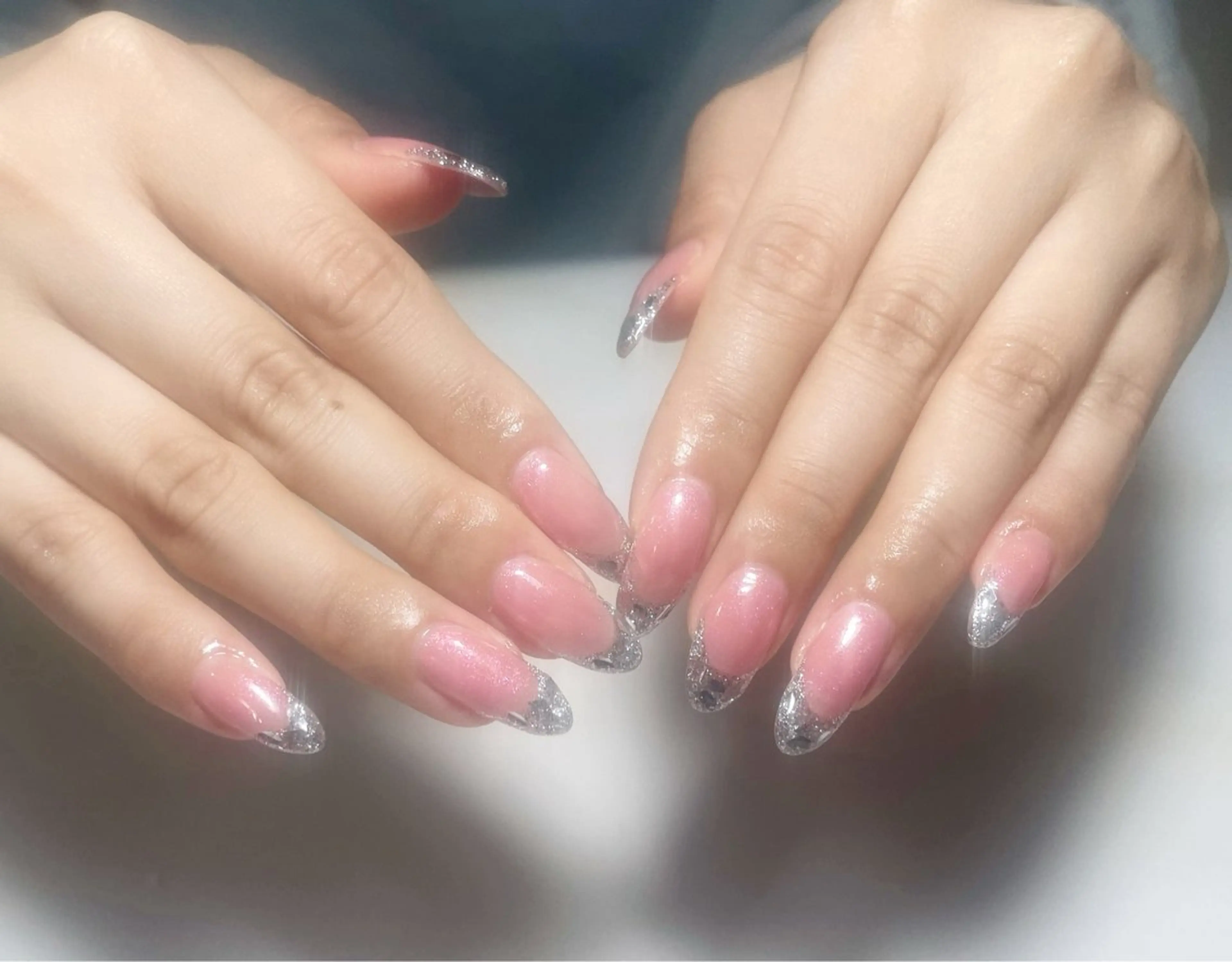 ネイル アートネイル フレンチネイル ジェルネイル グラデーション 韓国ネイル 久保田 マリコのネイルデザイン