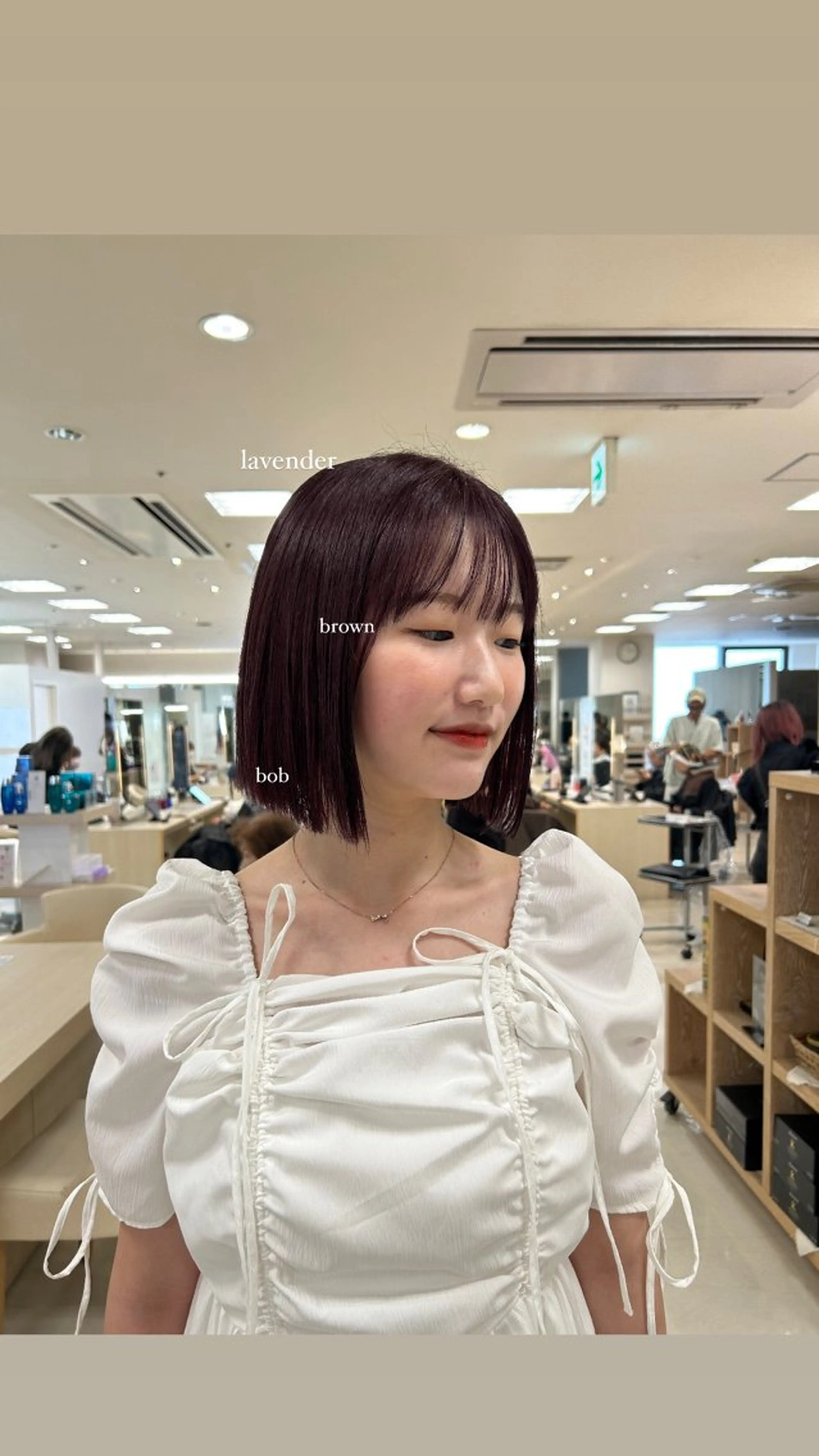 ショート カラー ヘアアレンジ/ベー ジュchiakiのヘアスタイル