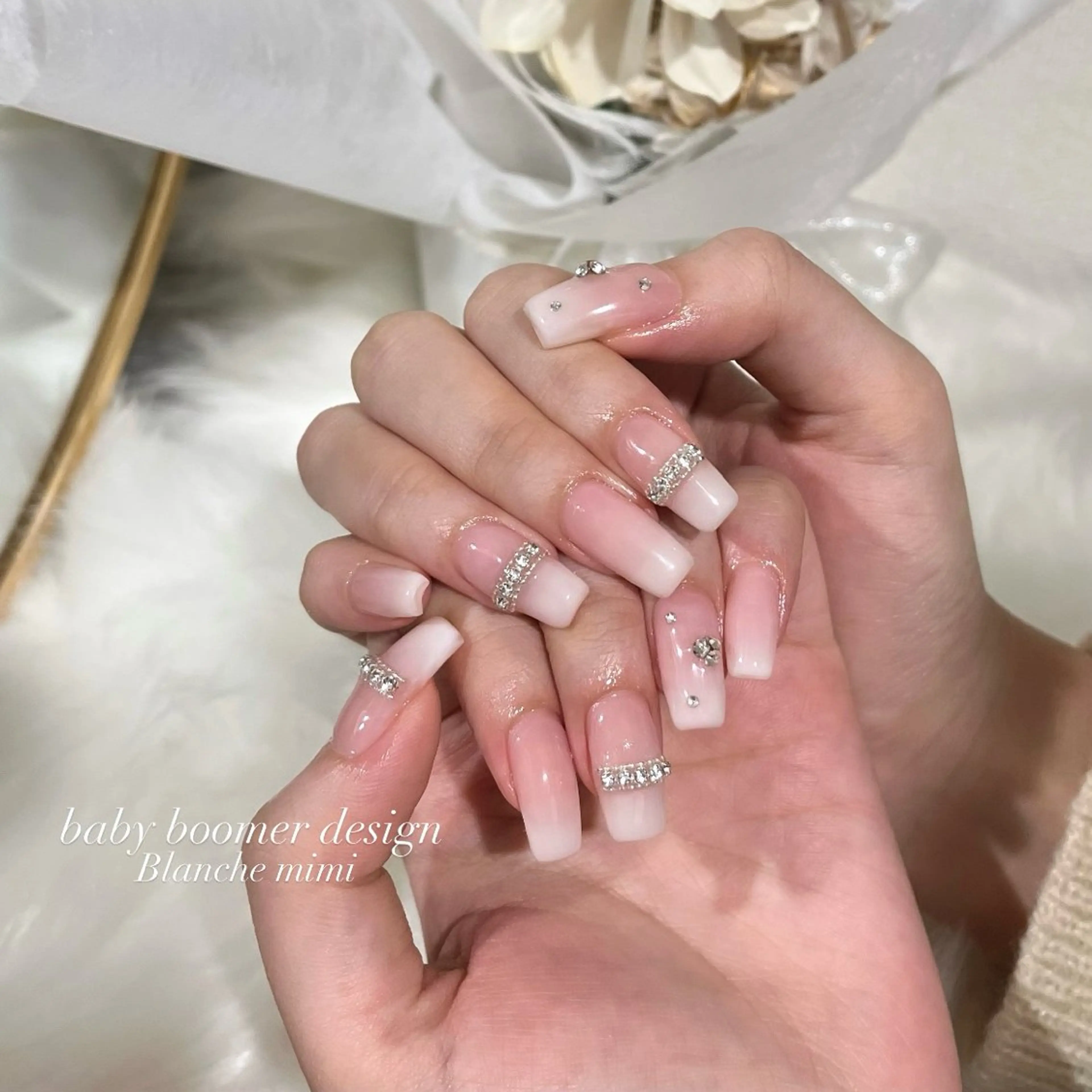 ネイル ハンドネイル Blanche mimi.u_aのネイルデザイン