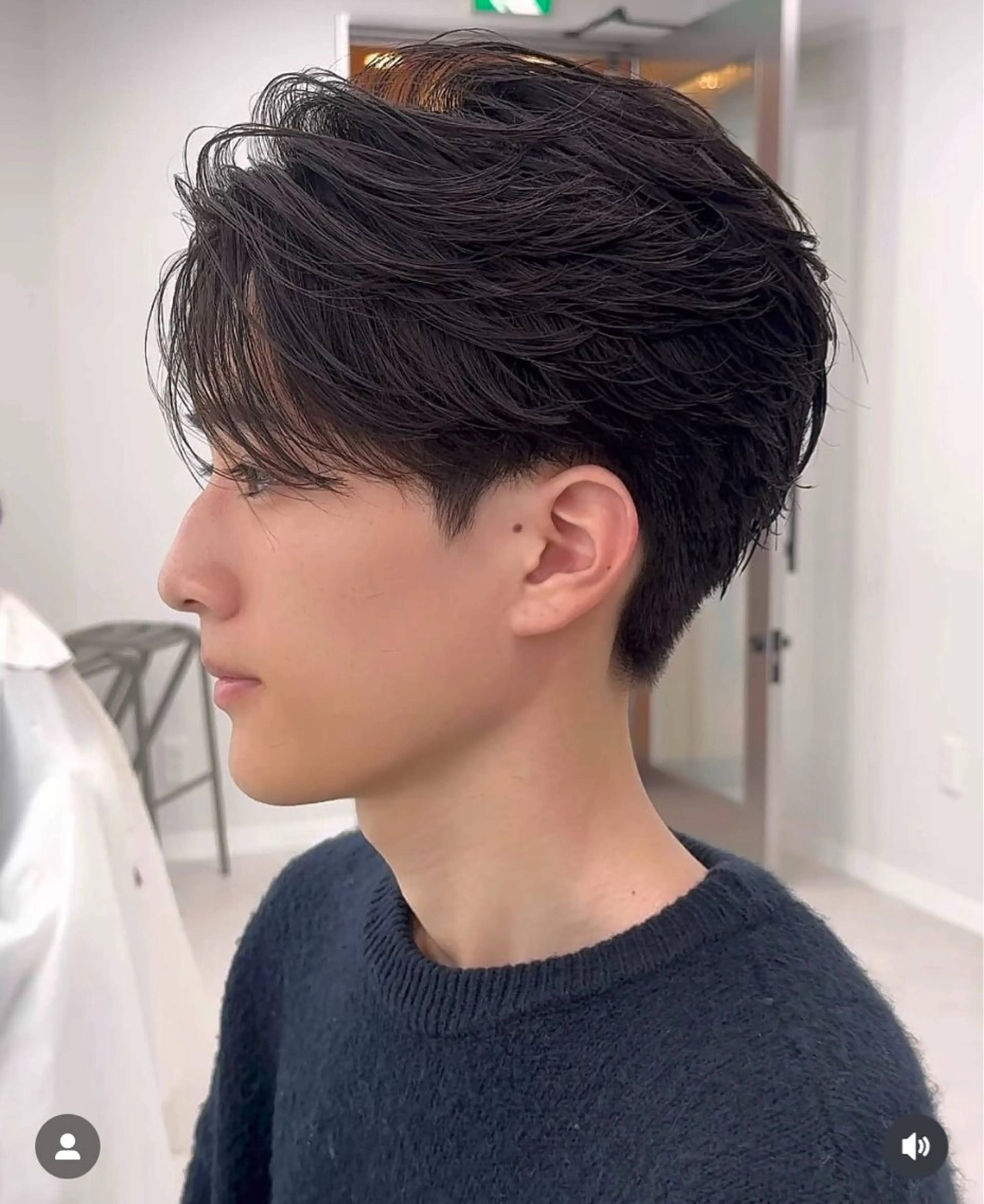 メンズ タマシロカリン 艶カラー/レイヤーのヘアスタイル