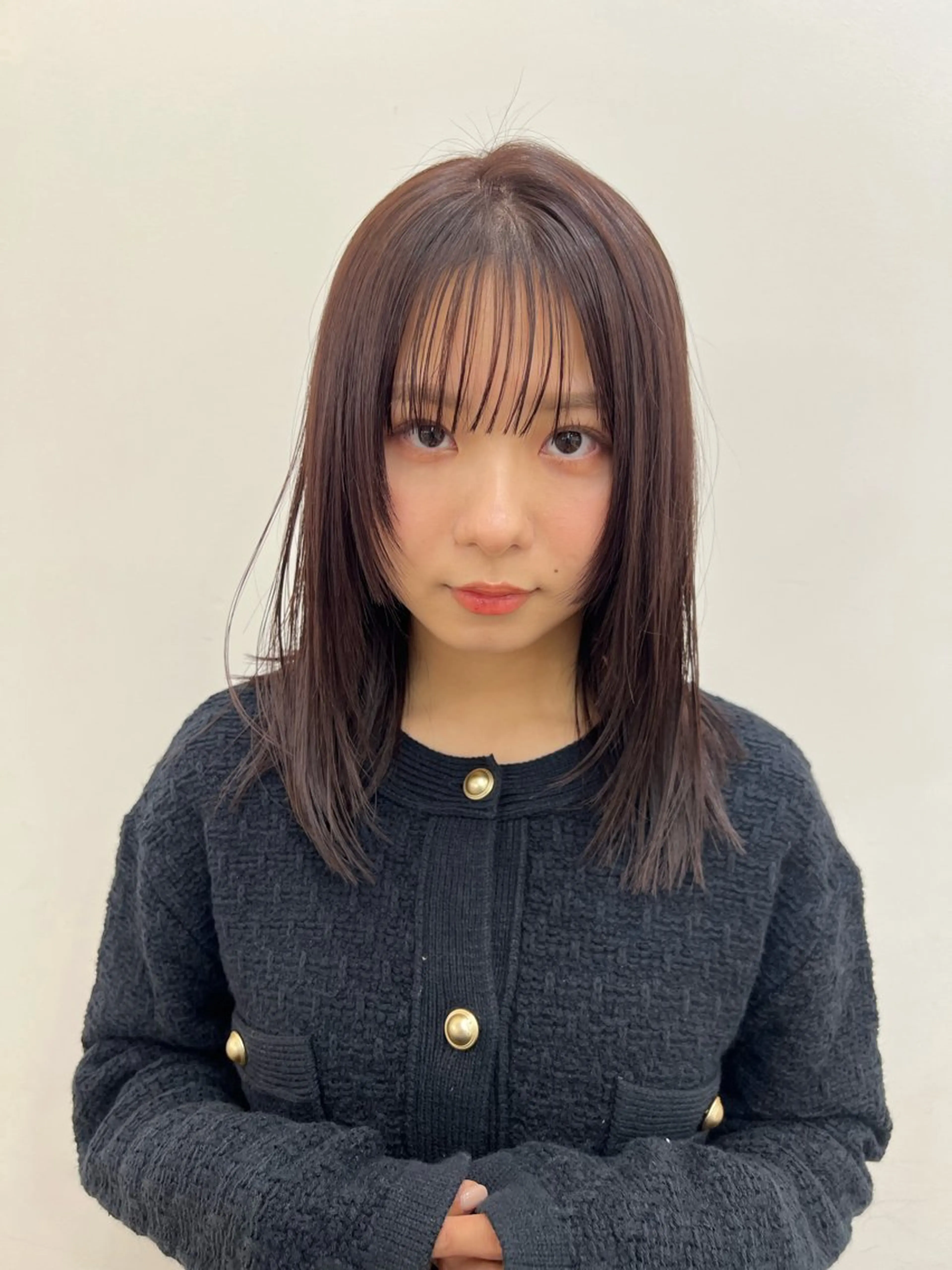 ミディアム ヘッドスパ/縮毛矯正 /横山陸人のヘアスタイル