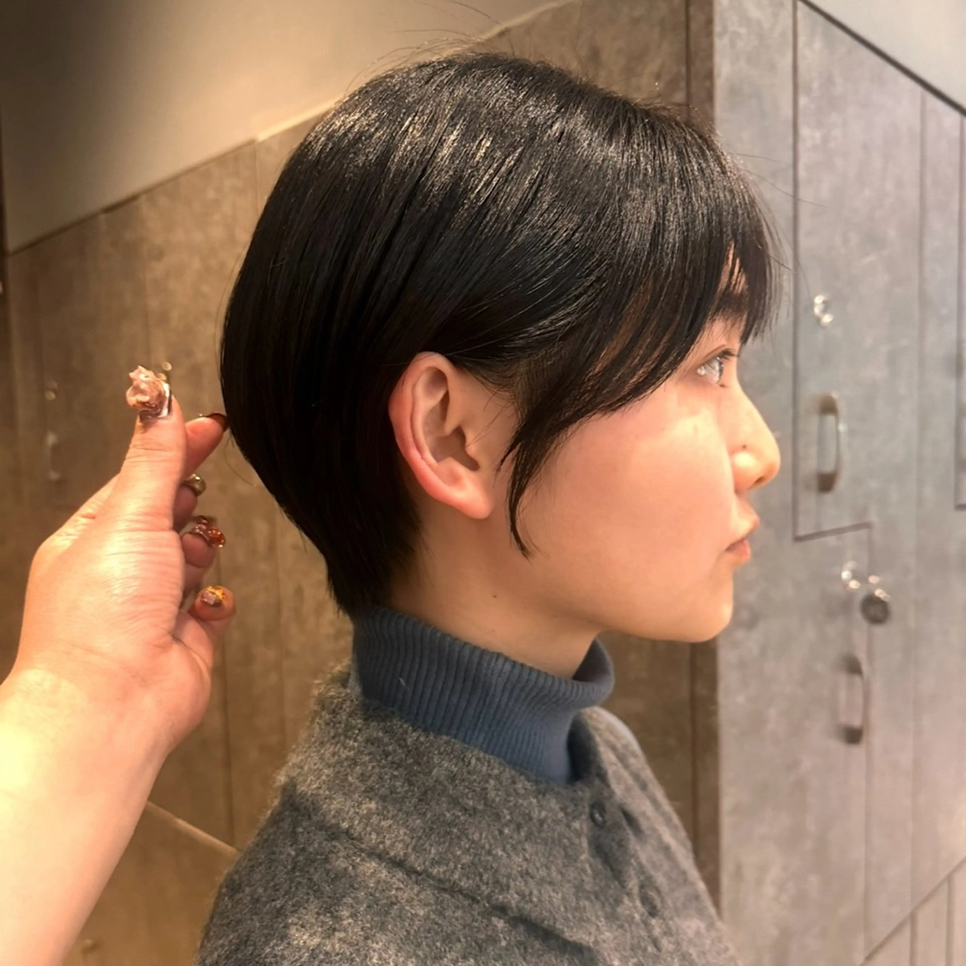 ショート 似合わせカット ショートヘア トリートメント ALBUM銀座所属・似合わせカット/ 🌛Mizukiのヘアスタイル