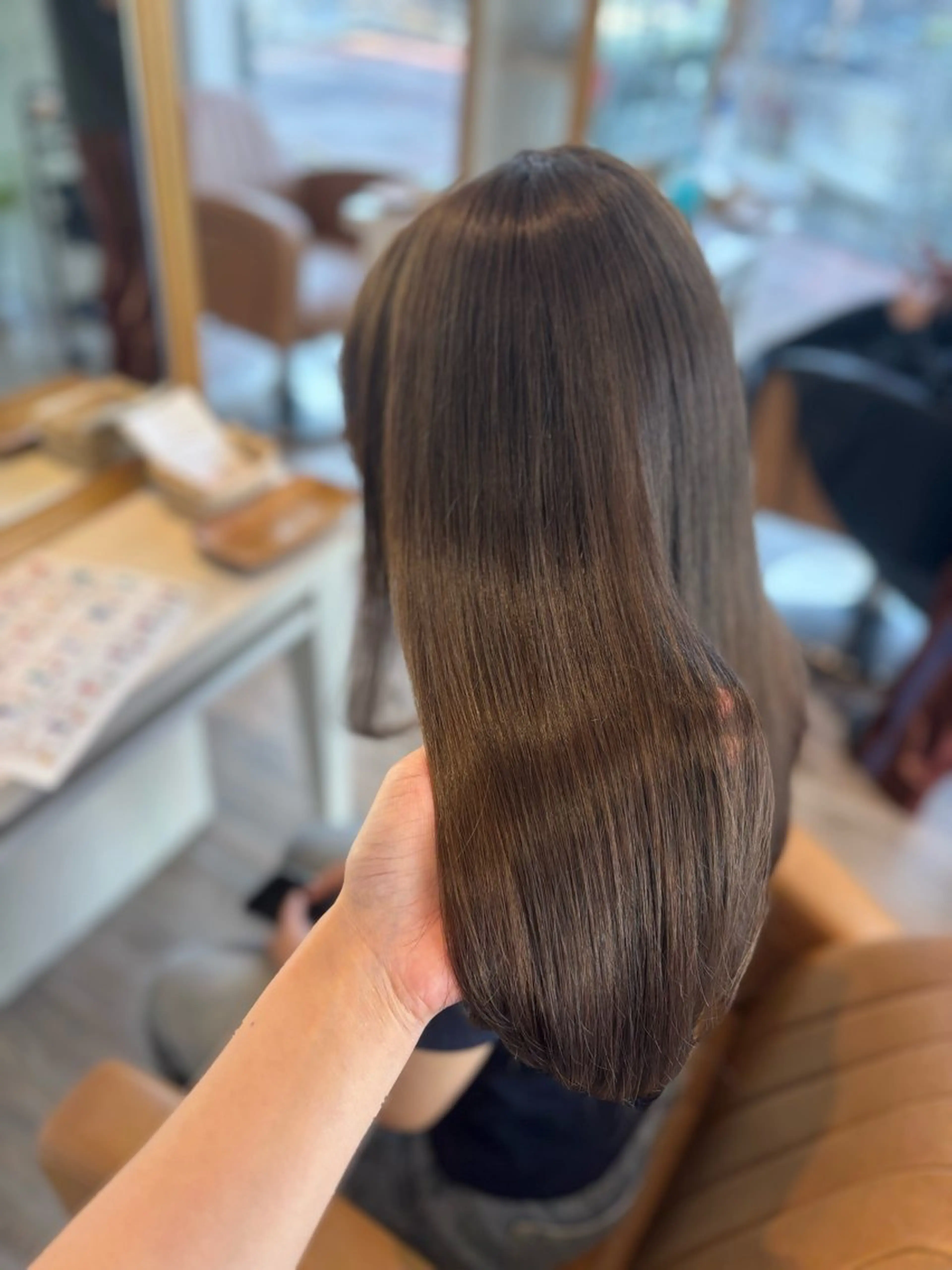 ロング カラー カット ヘアカラー トリートメント yui🥀/ボブ /ブリーチなしカラーのヘアスタイル