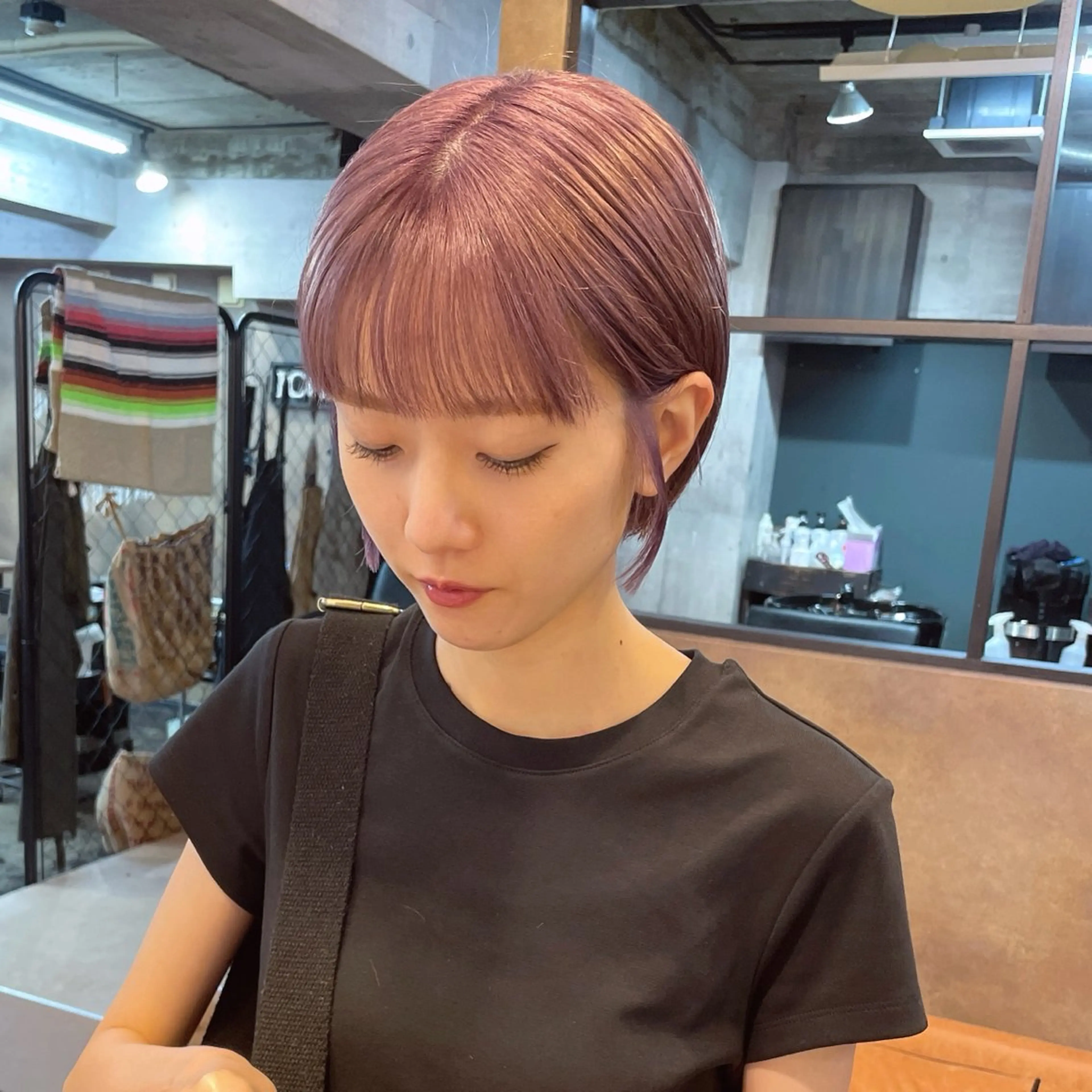 カット+ケアブリーチ+透明感カラー+TOKIOトリートメントの写真