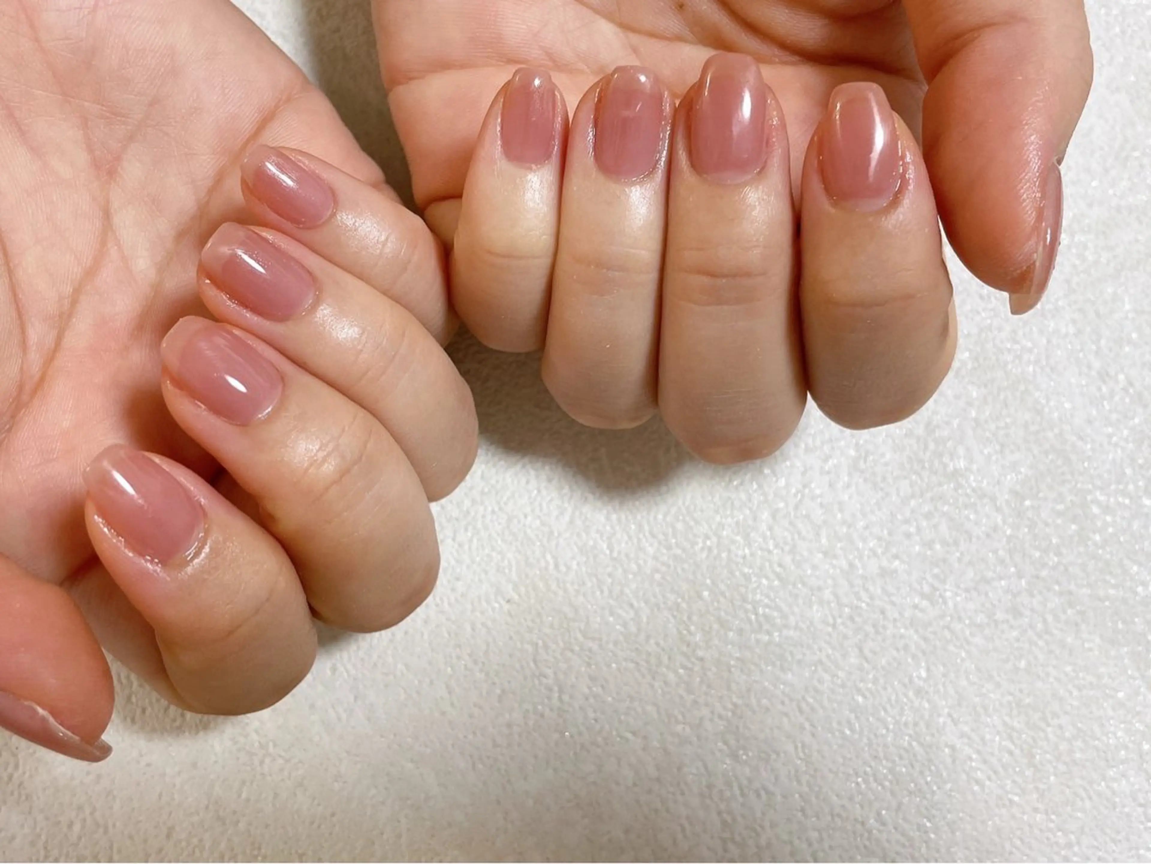 ネイル オーロラネイル ブルー フットネイル フレンチネイル ジェルネイル kiki nail たまプラーザのネイルデザイン