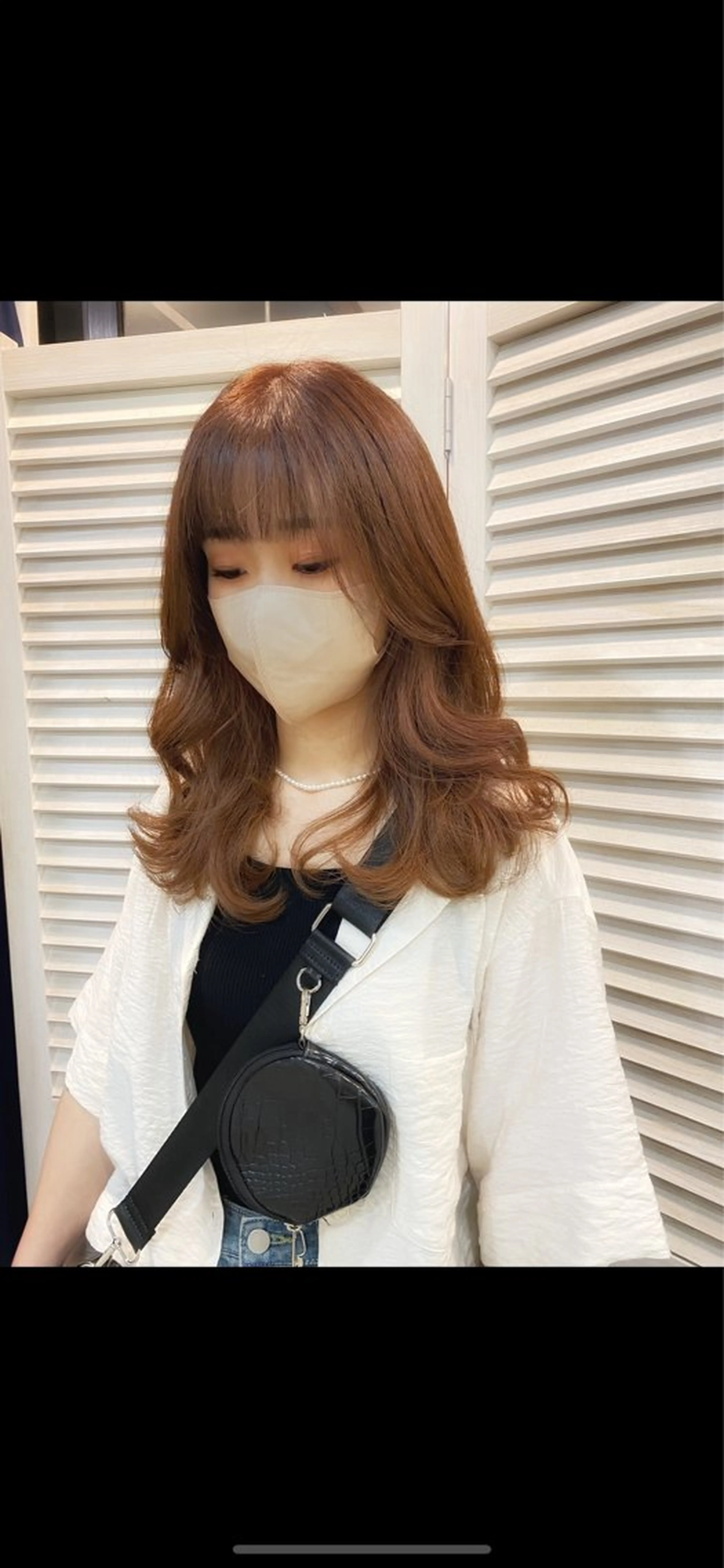 ロング カラー ブラウンカラー オレンジ オレンジブラウン 韓国風ヘア erika /韓国ヘアのヘアスタイル