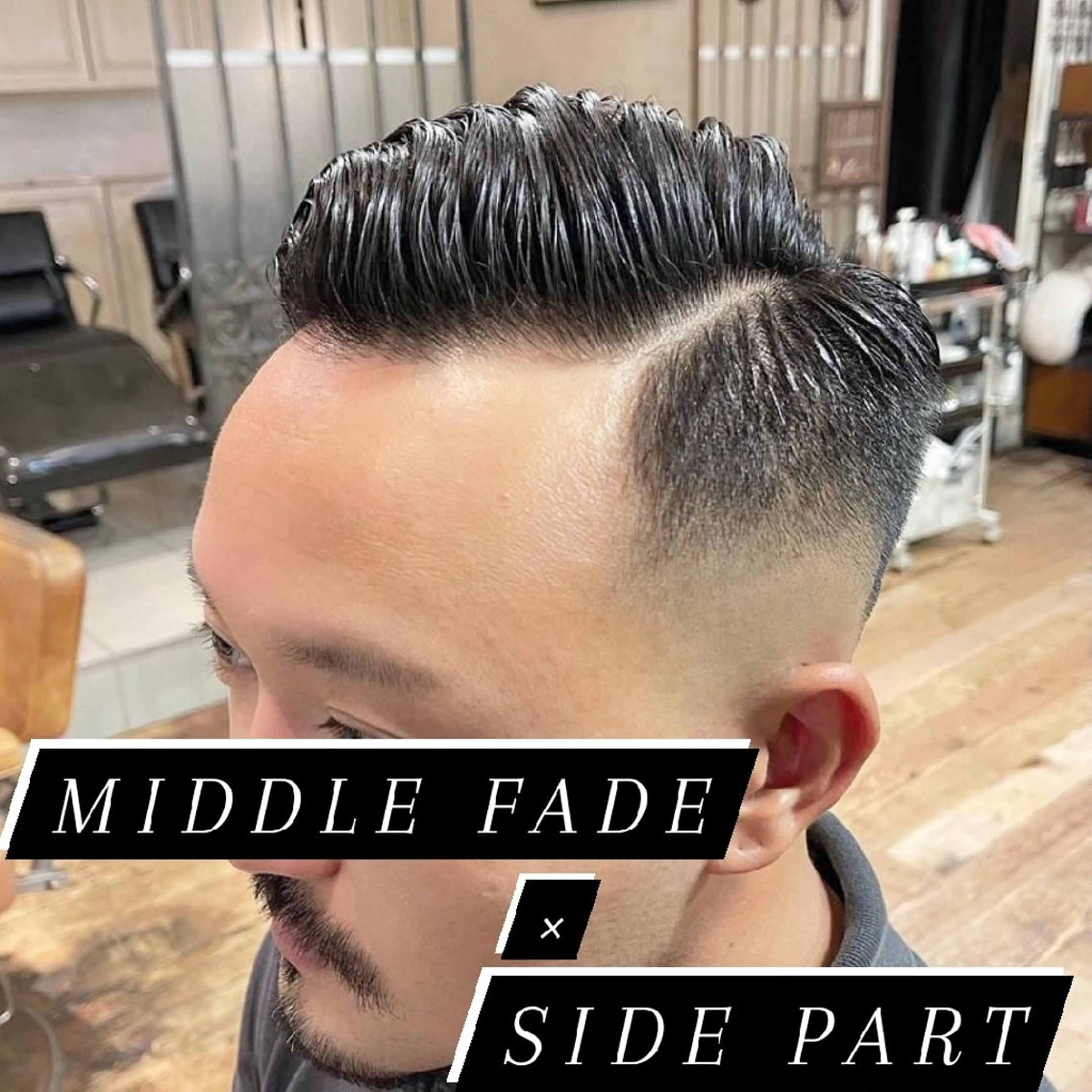 ショート メンズ カット メンズ/フェード/ バーバー/盛山大地のヘアスタイル