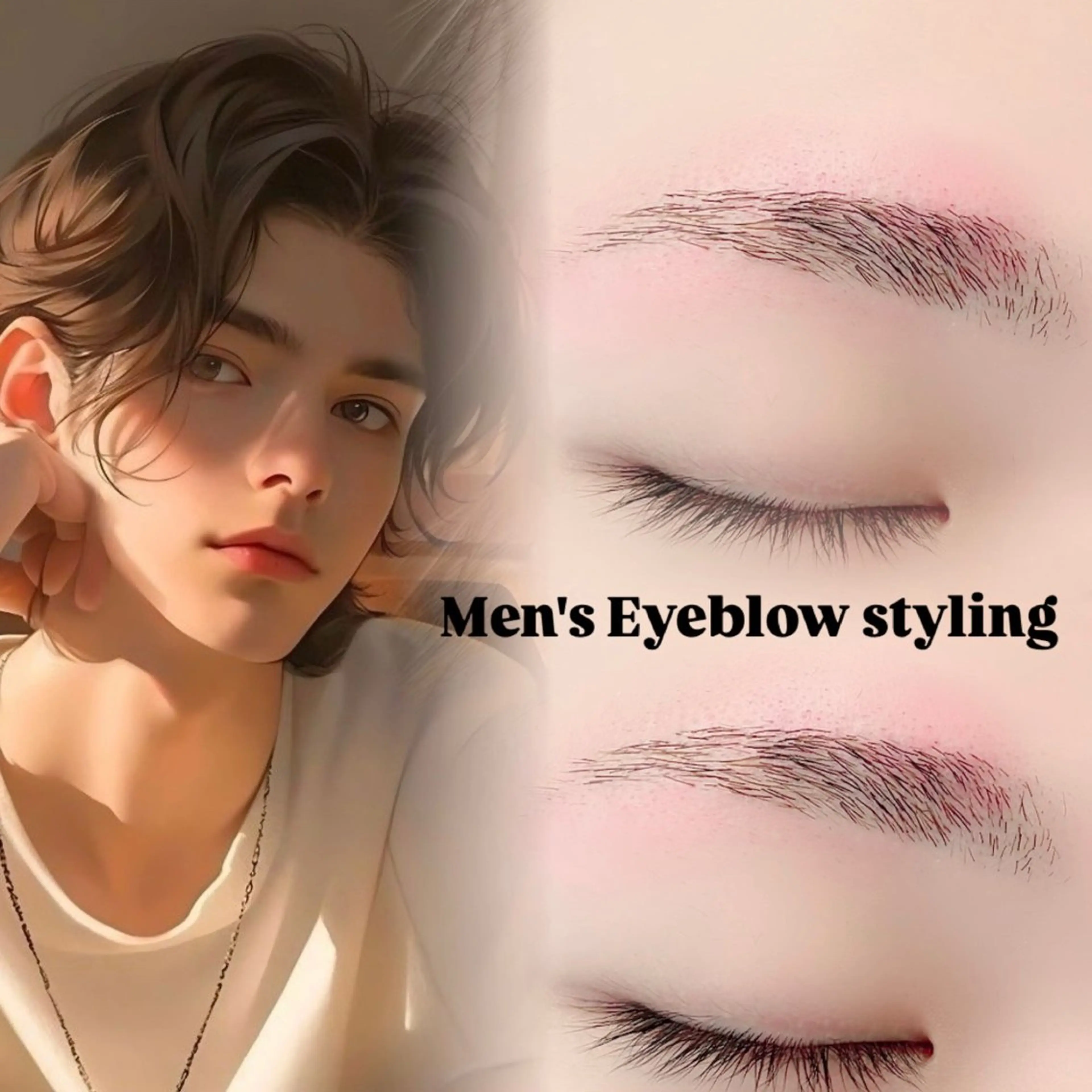 メンズ アイブロウ メンズアイブロウ ワックス脱毛 眉カット その他(アイブロウ) 🎀Moa🎀 【束感まつ毛】の眉毛・アイブロウイメージ