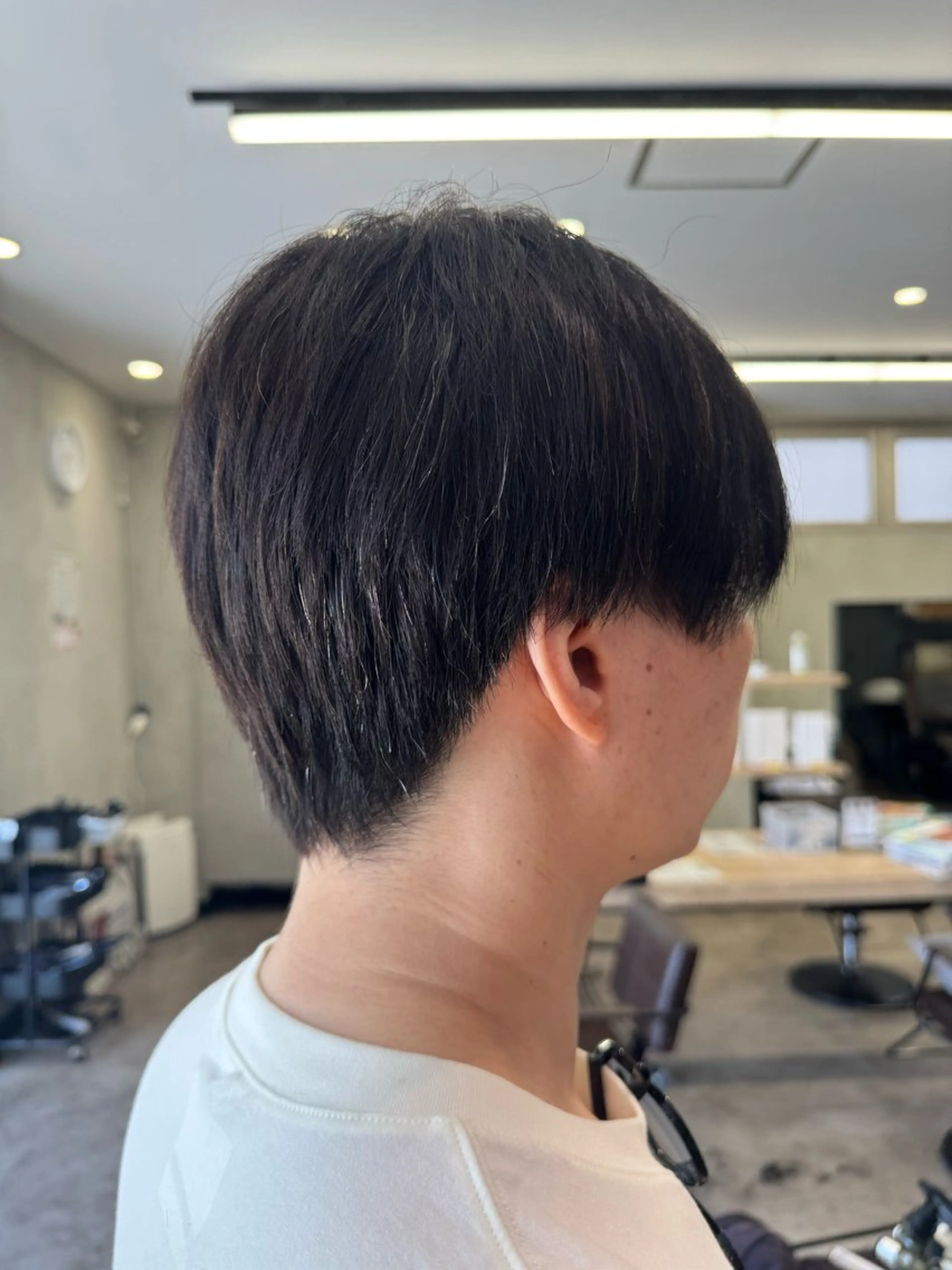 ショート カラー メンズ カット 💫きたはら りおん💫のヘアスタイル
