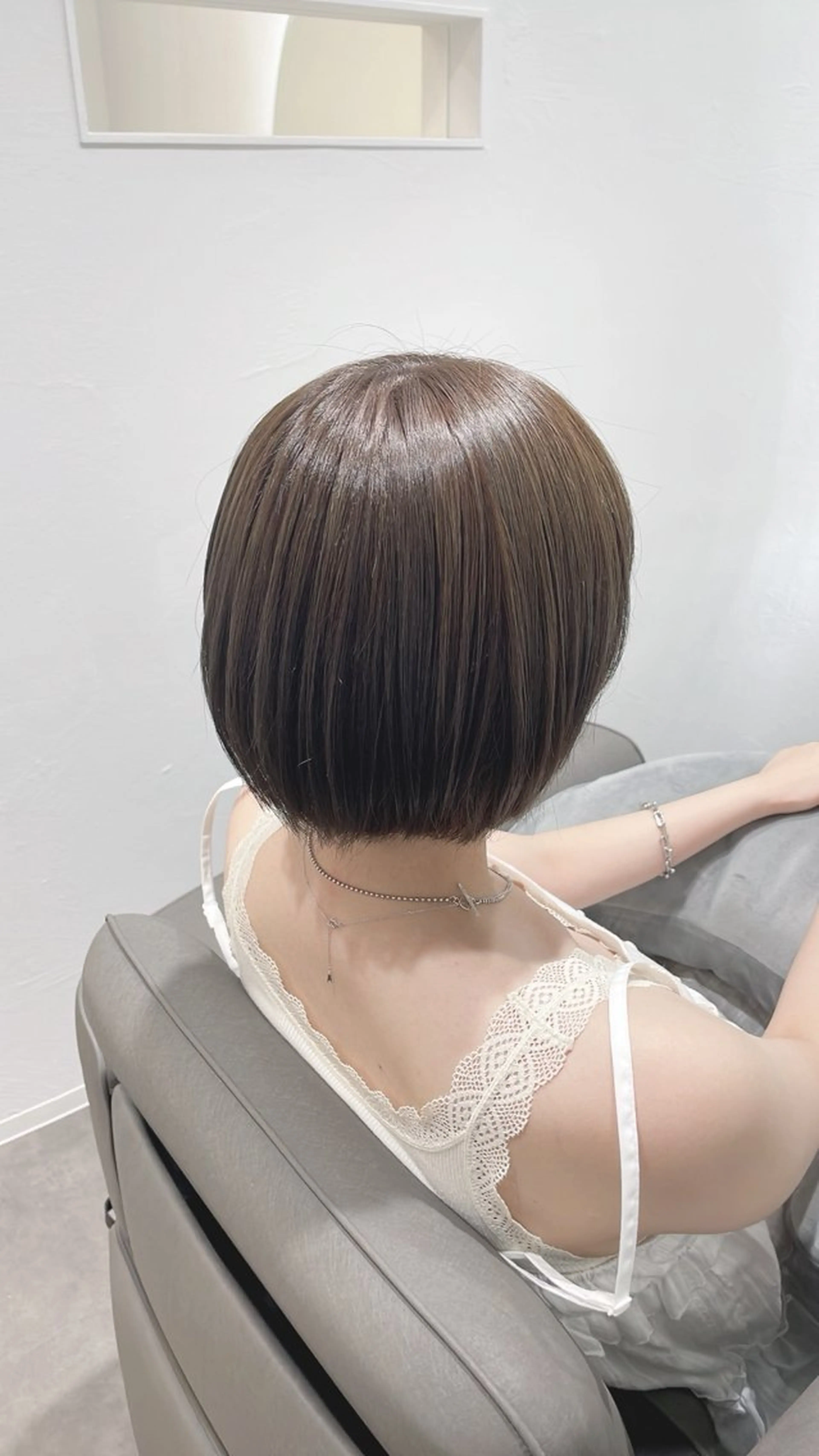 透明感カラー🩶 ̖́-【ワンカラー】の写真