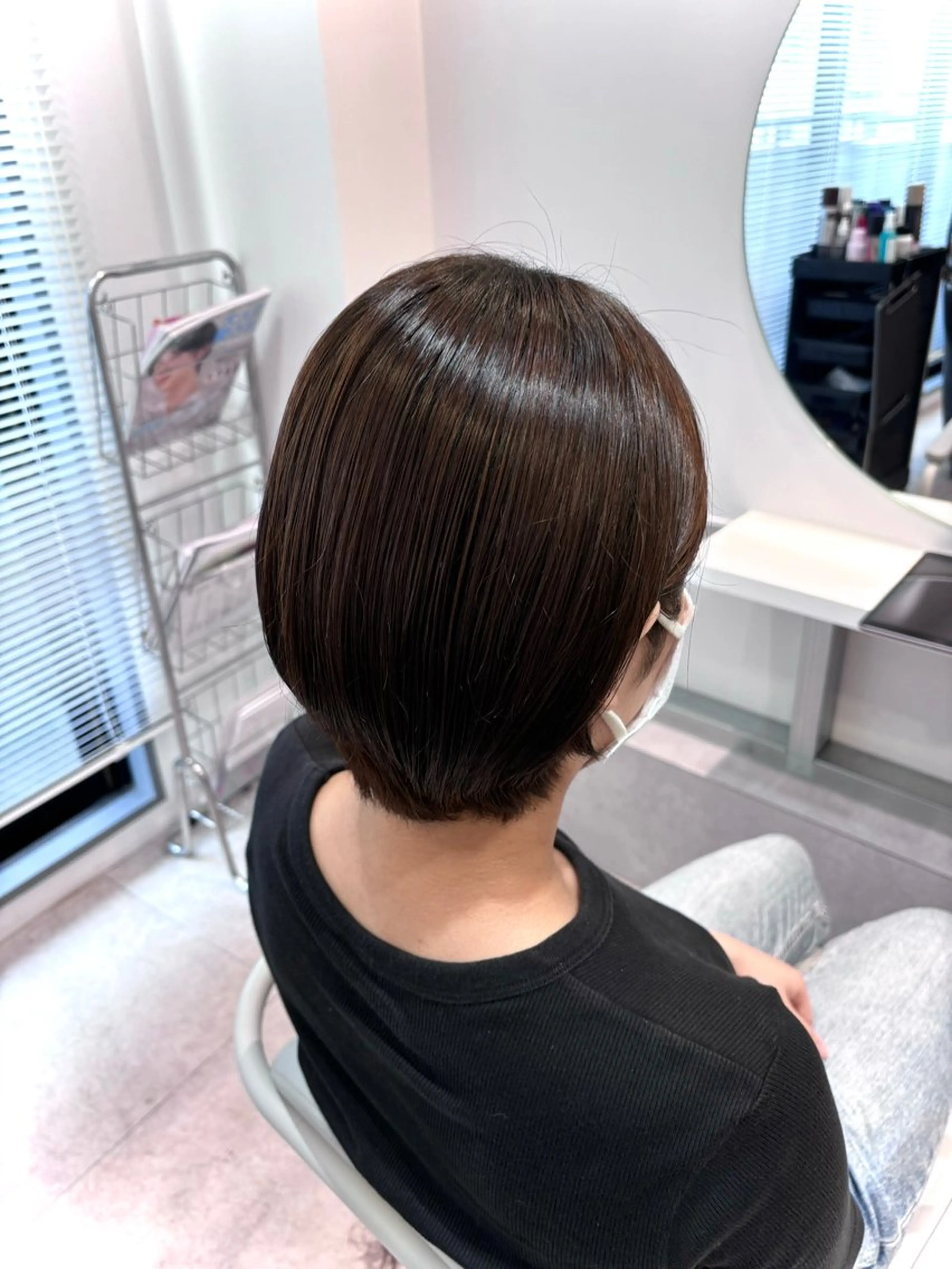 ショート カラー パーマ 渋谷 とまとのヘアスタイル