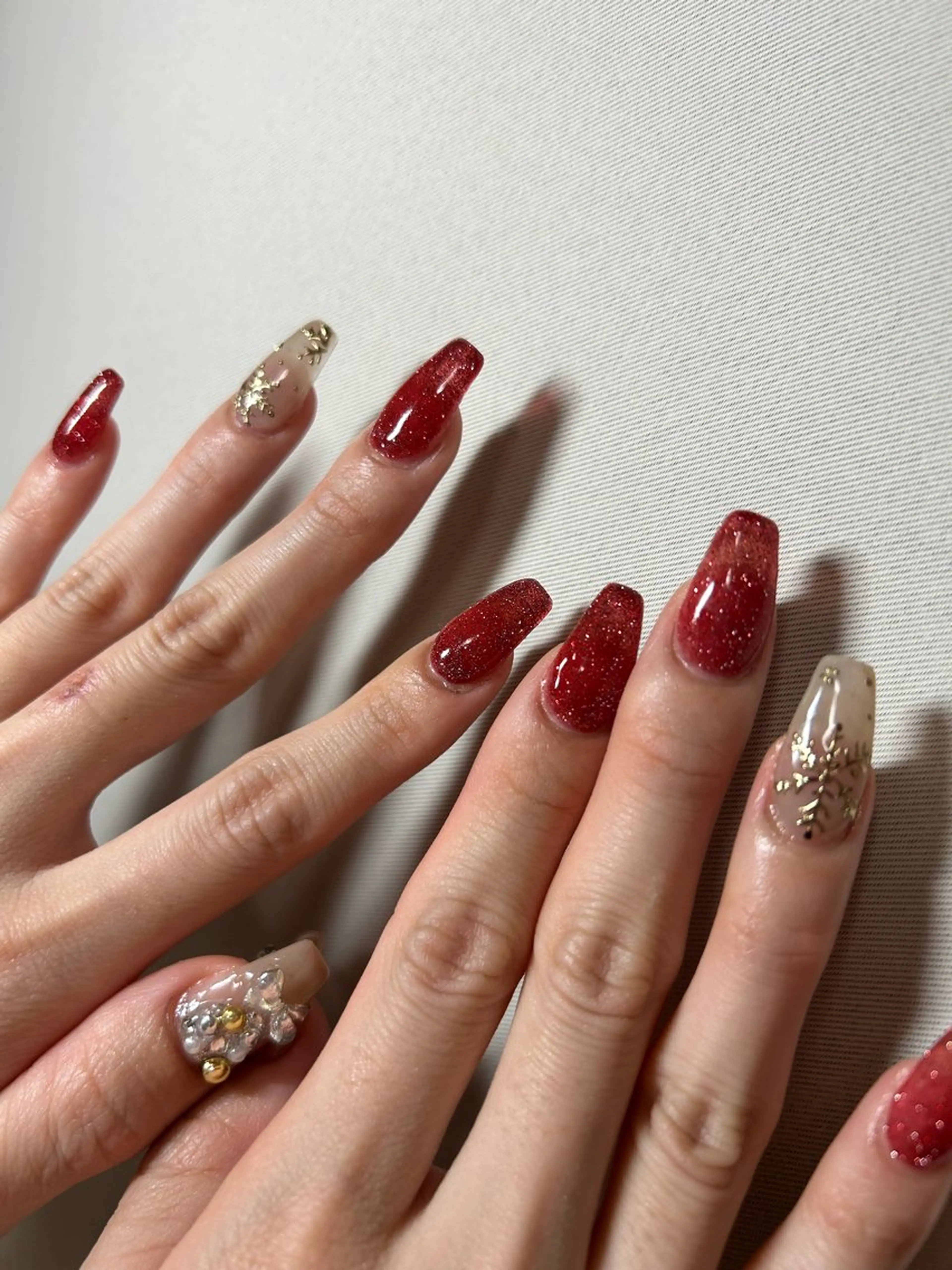 デザインネイル+長さだし10本の写真