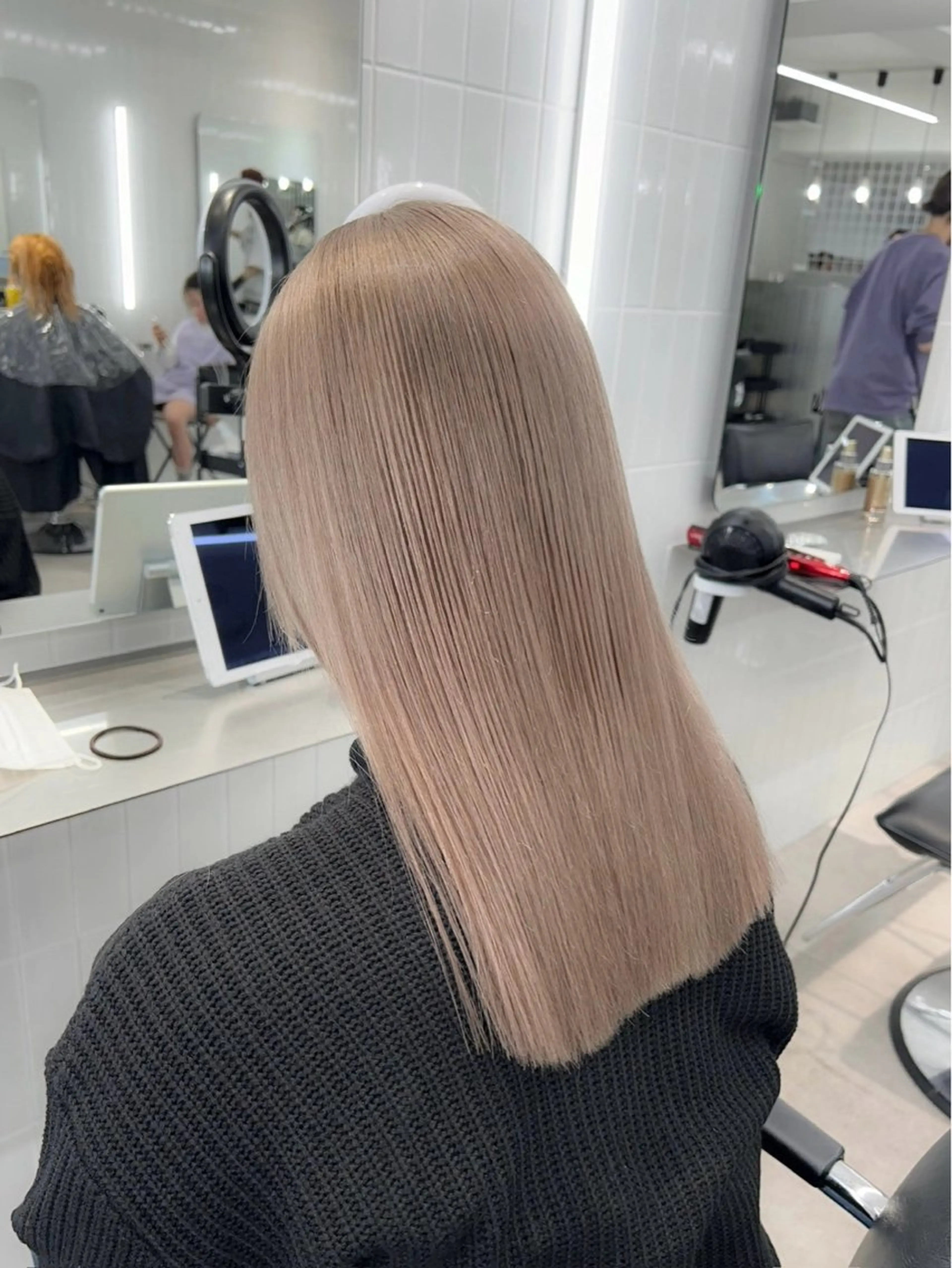 ロング 大人の海外ハイライト coconoのヘアスタイル