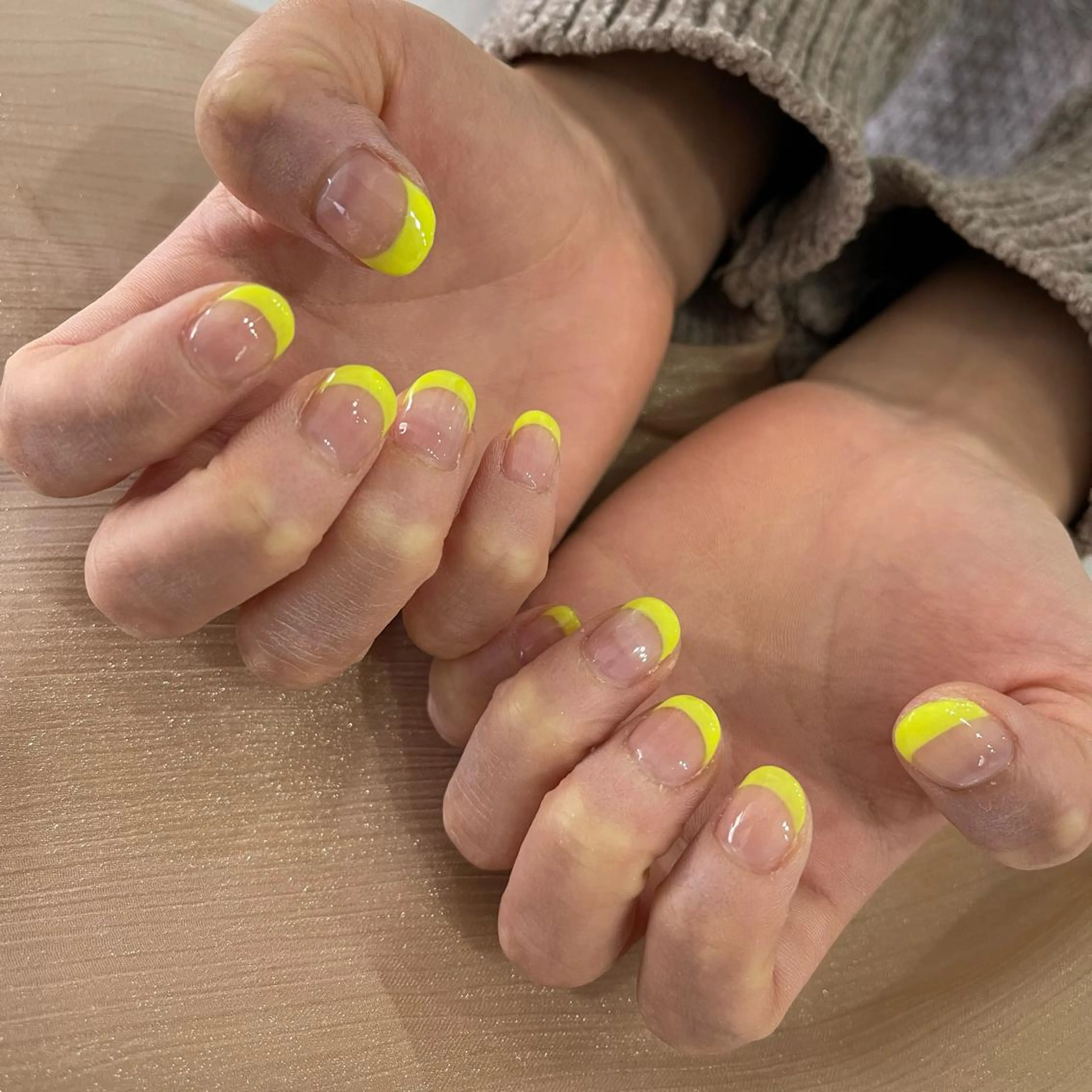 ネイル フレンチネイル Wish Nail 恒川のネイルデザイン