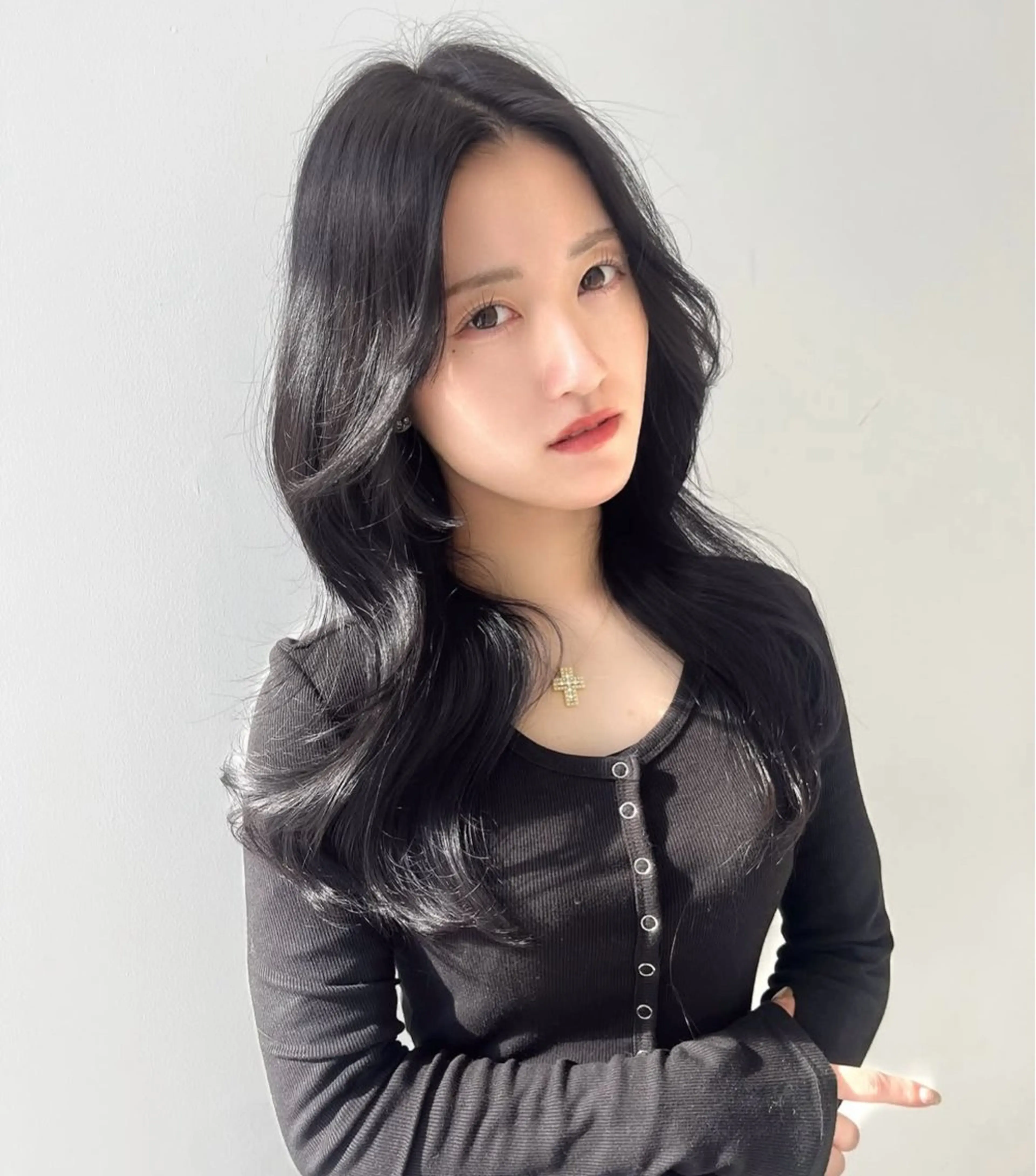 ロング カラー レイヤー/髪質改善 /透け感カラー/艶髪のヘアスタイル