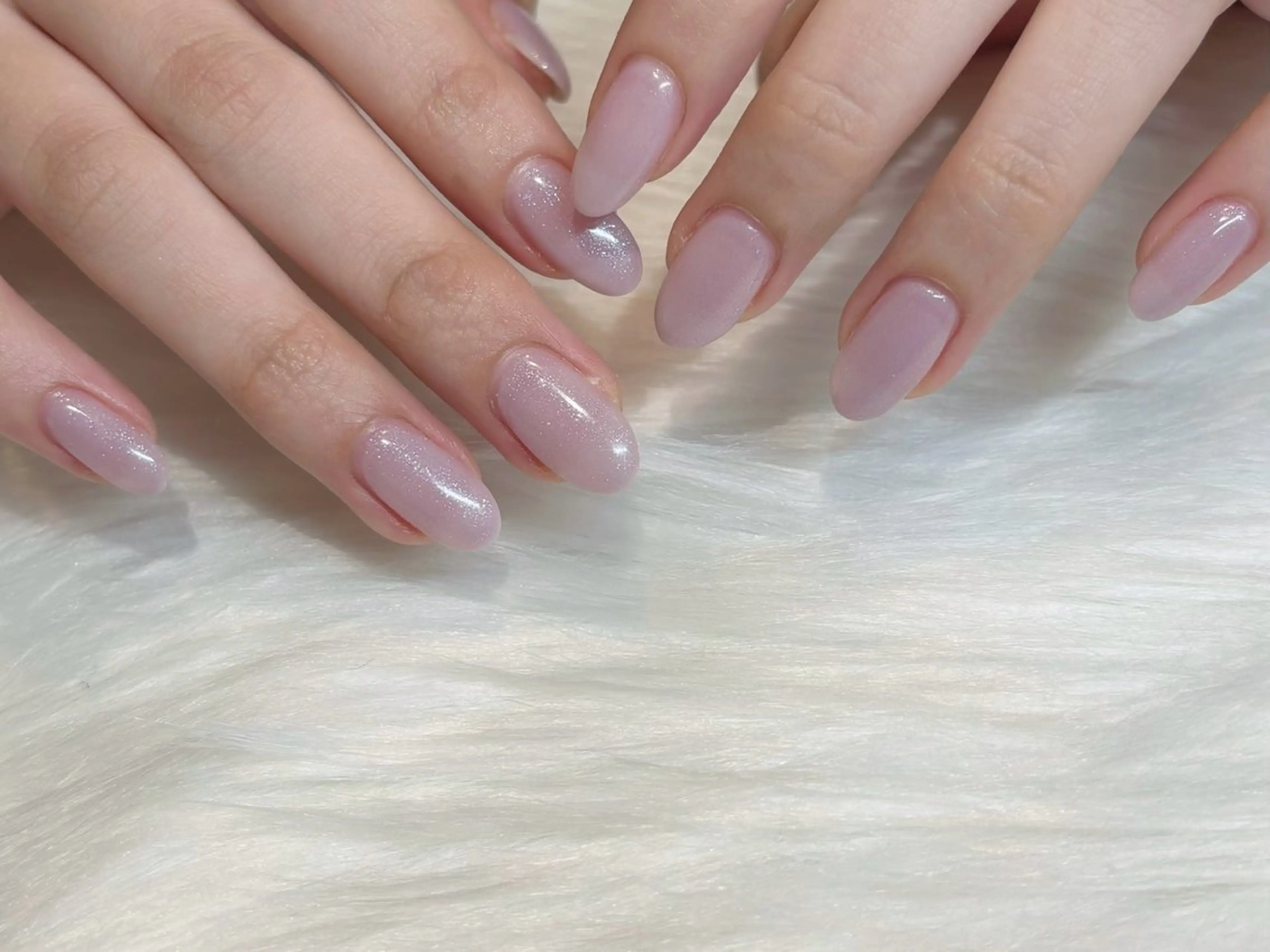 ネイル パープル 米倉 五織のネイルデザイン