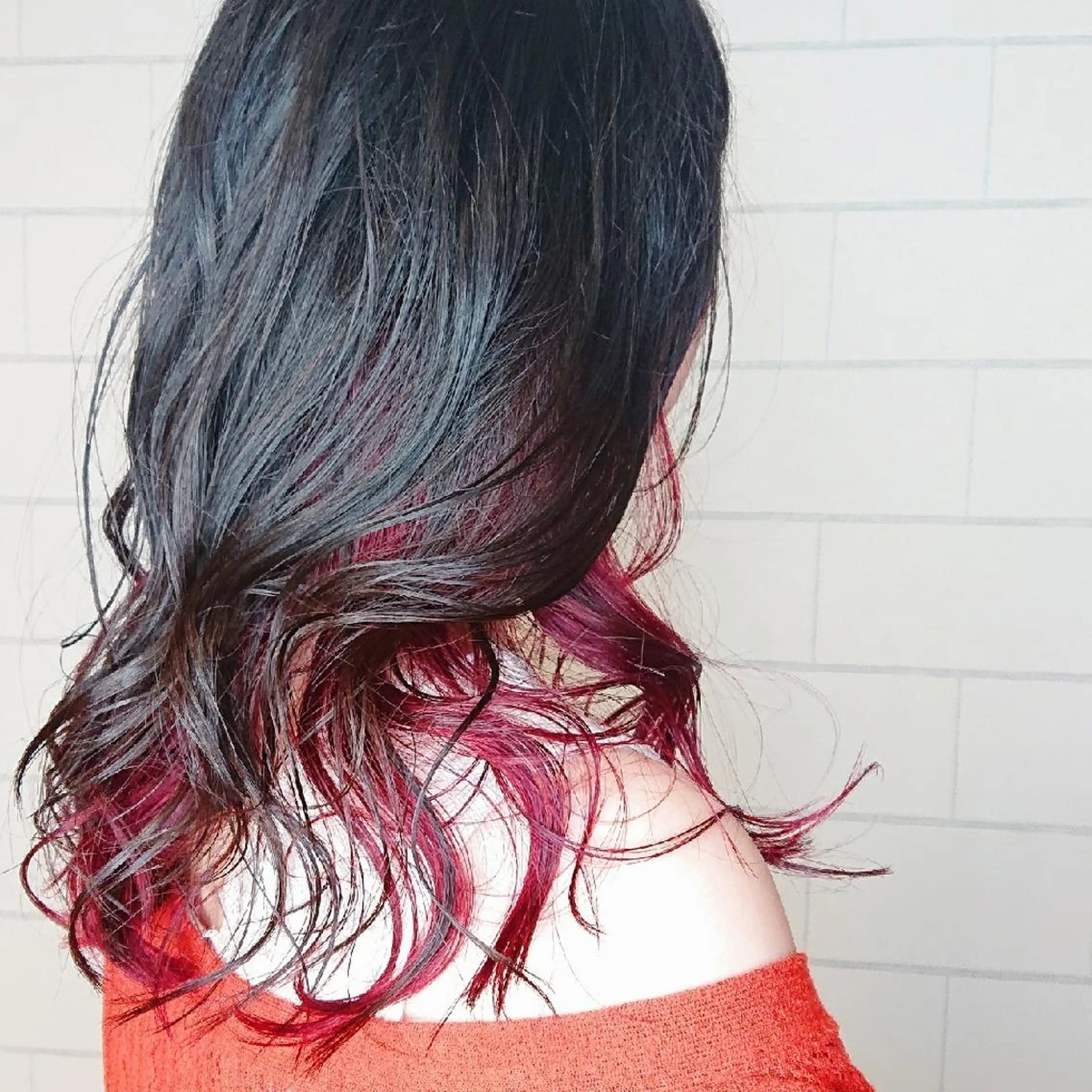 セミロング カラー ヘアカラー トリートメント ✨技術講師.艶髪✨ ✂︎佐久間✂︎のヘアスタイル