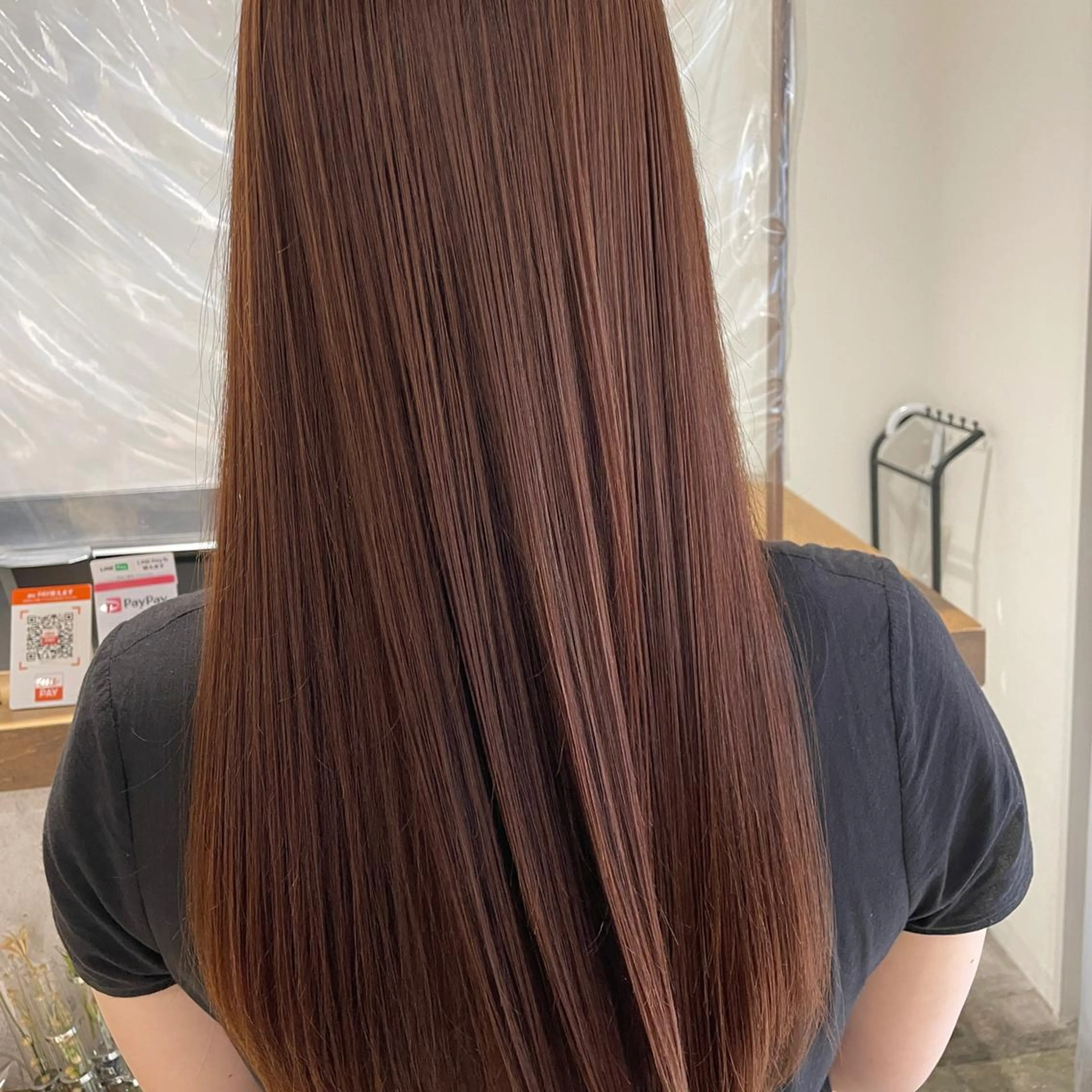 【平日限定30％オフ🌈】カット＋髪質改善縮毛矯正＋トリートメントの写真