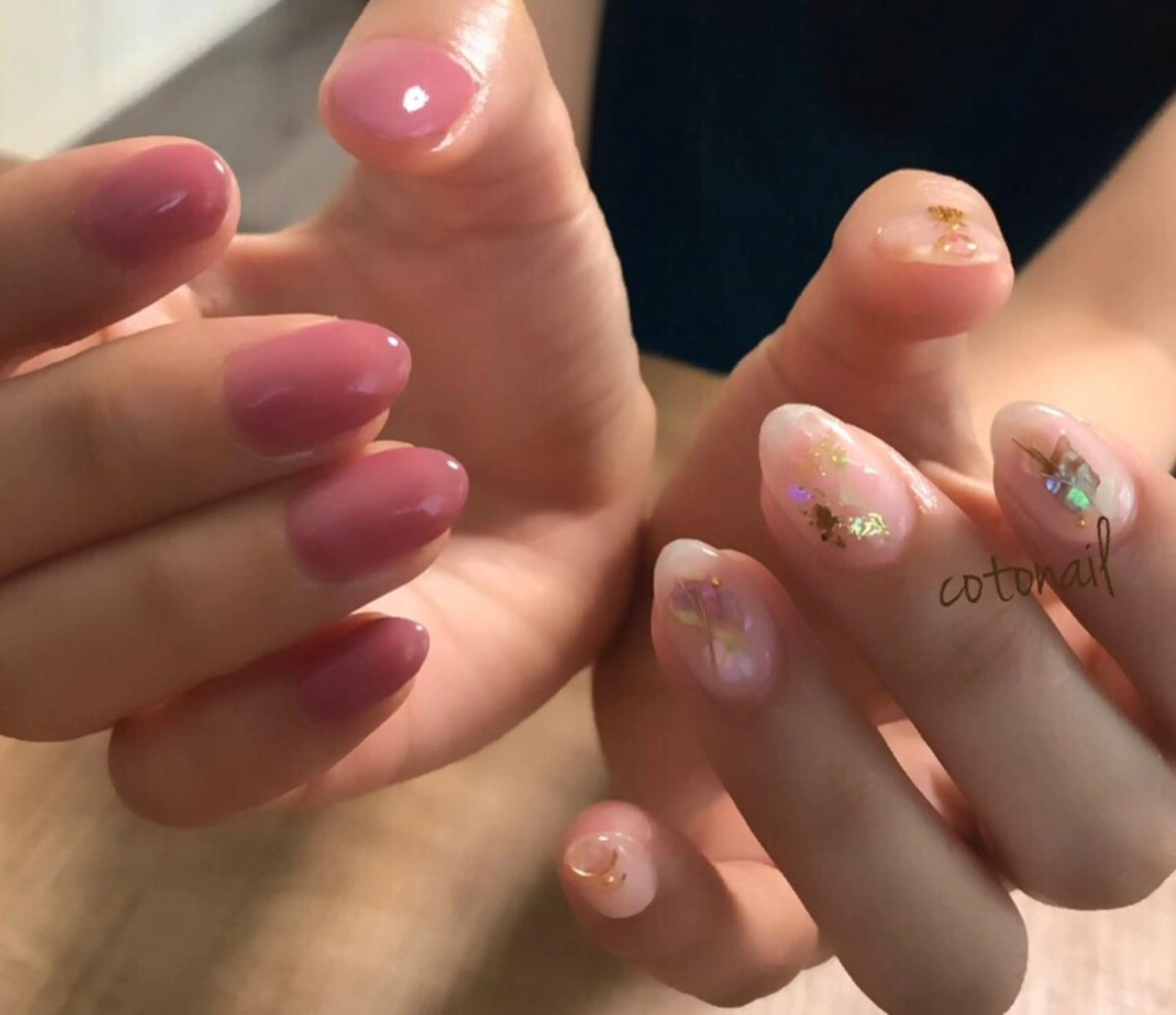 ショート ネイル ツメトマツゲ .のネイルデザイン