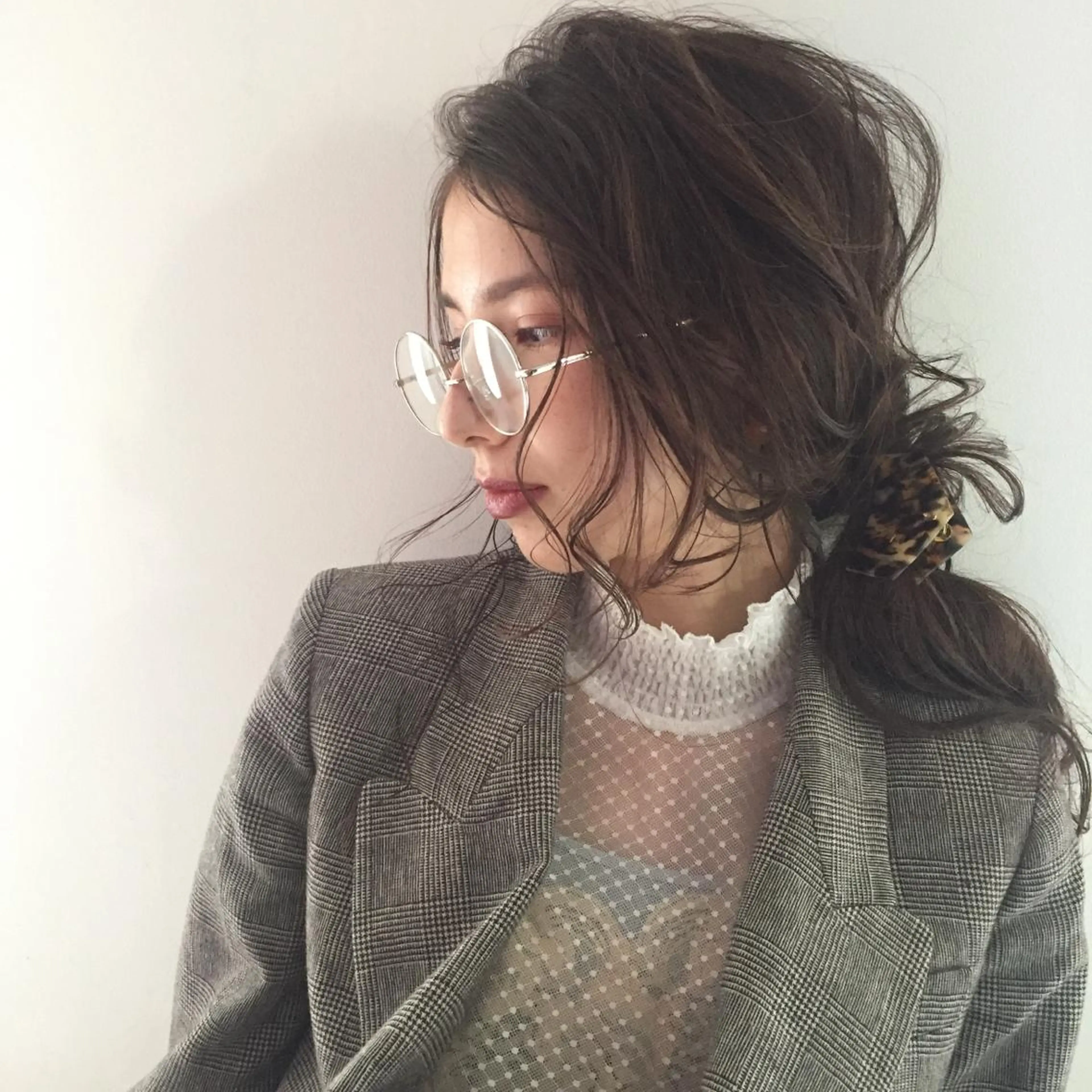 ロング カラー ヘアアレンジ 山下 千明のヘアスタイル