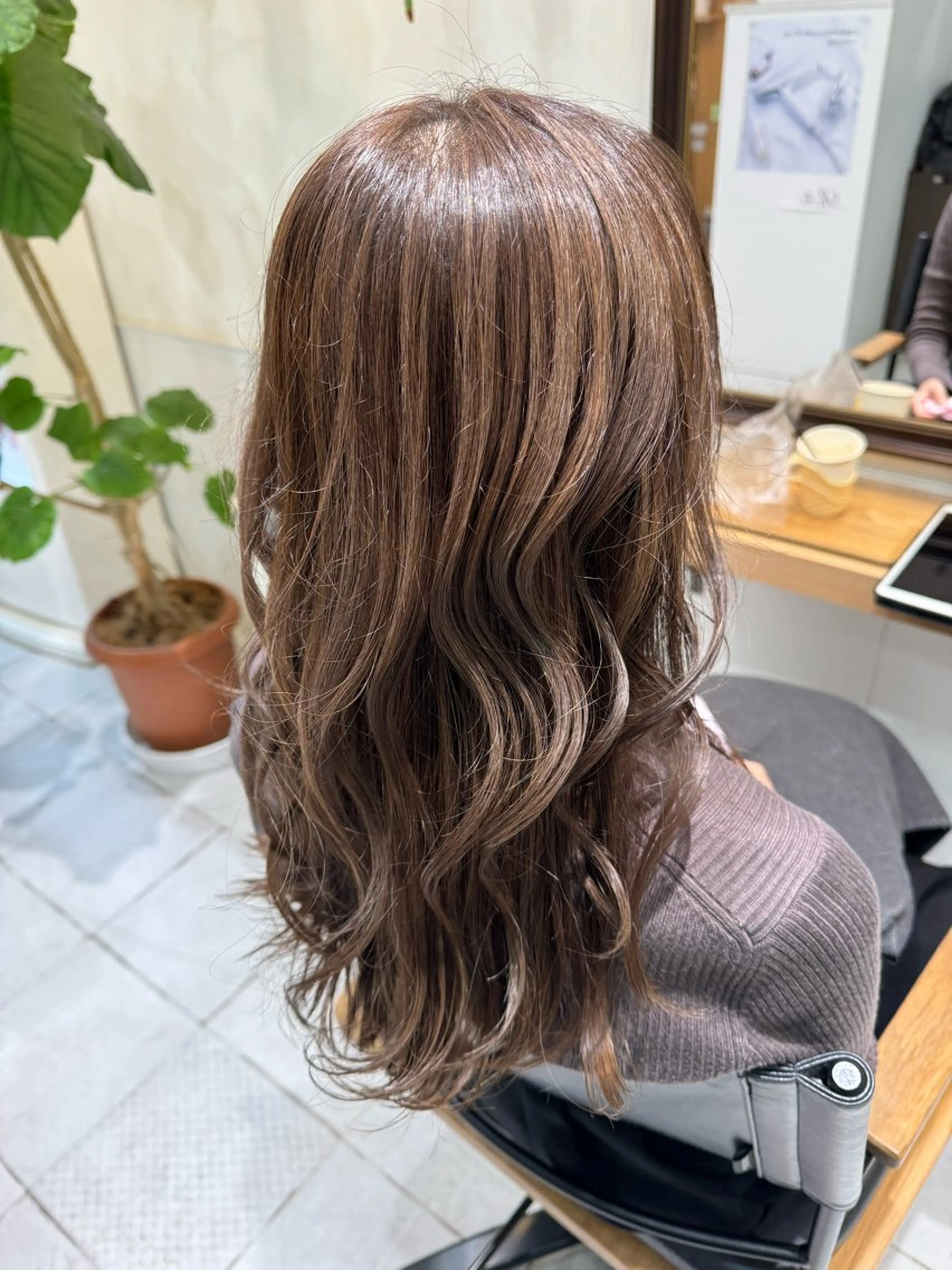 ロング 川畑 陽奈のヘアスタイル