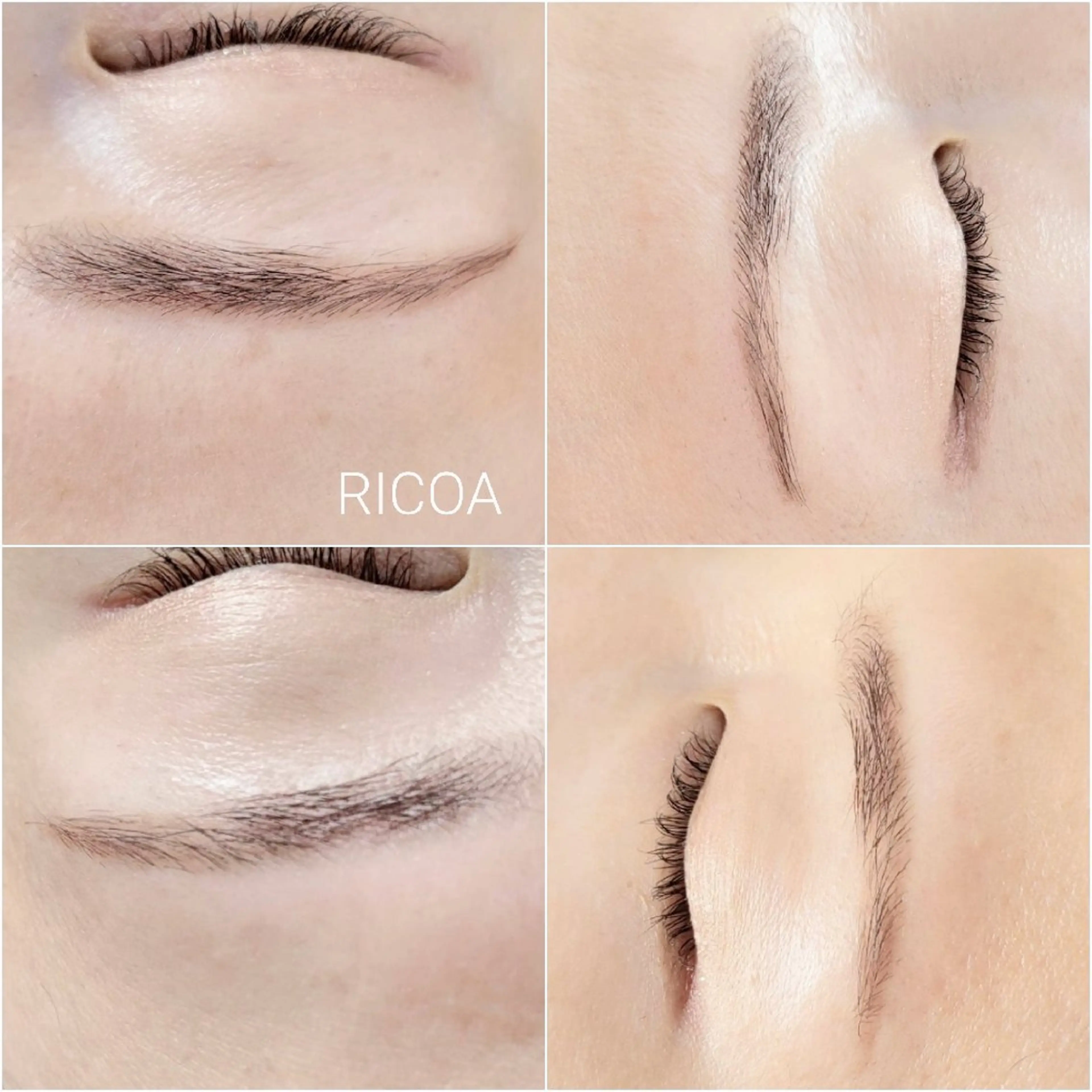 アイブロウ 眉毛ワックス脱毛 RICOA 酒井のマツエク・マツパデザイン