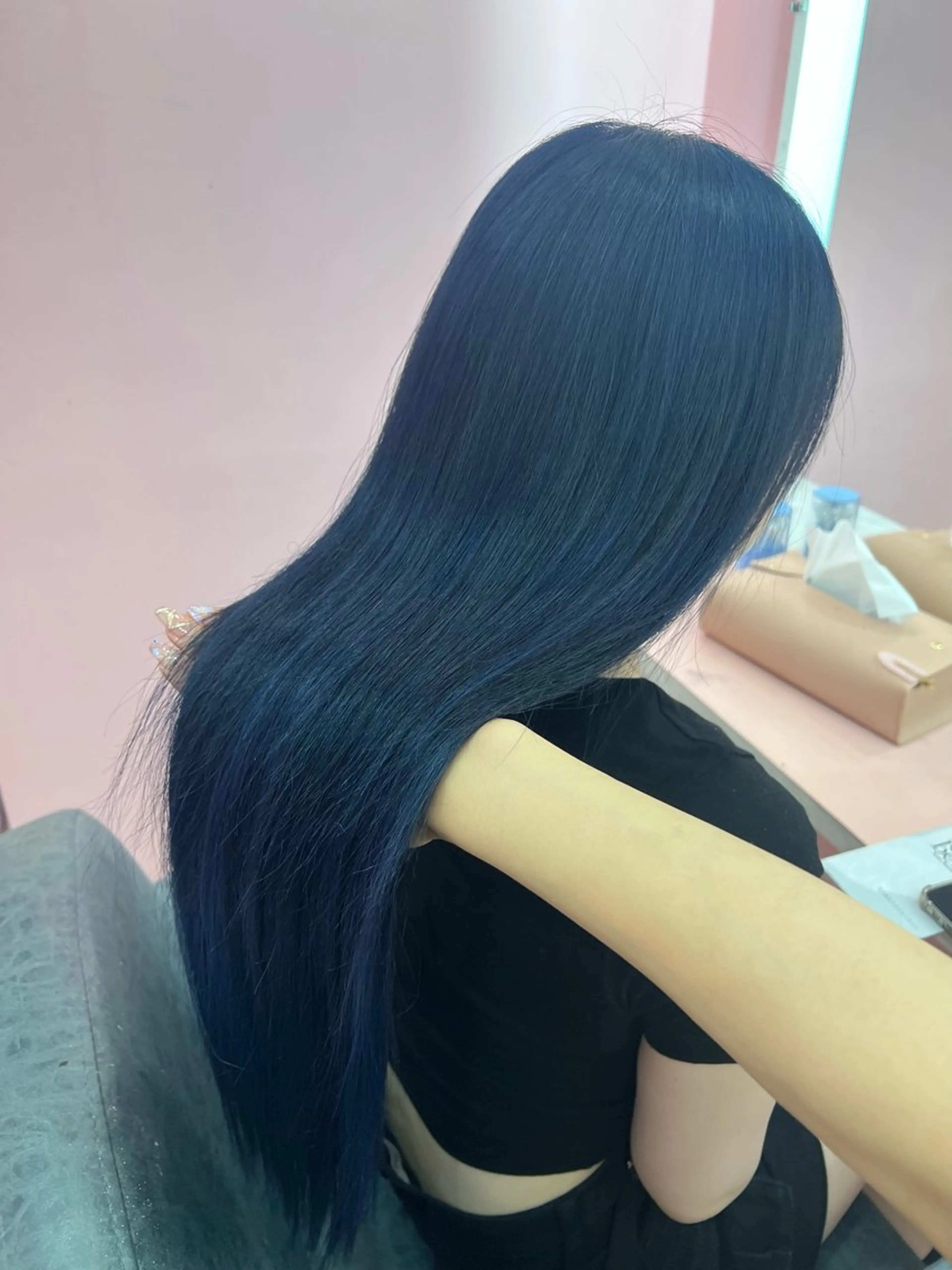 ロング シールエクステ エクステ 韓国風ヘア エクステ シーズン エクステ/大阪梅田駅のヘアスタイル