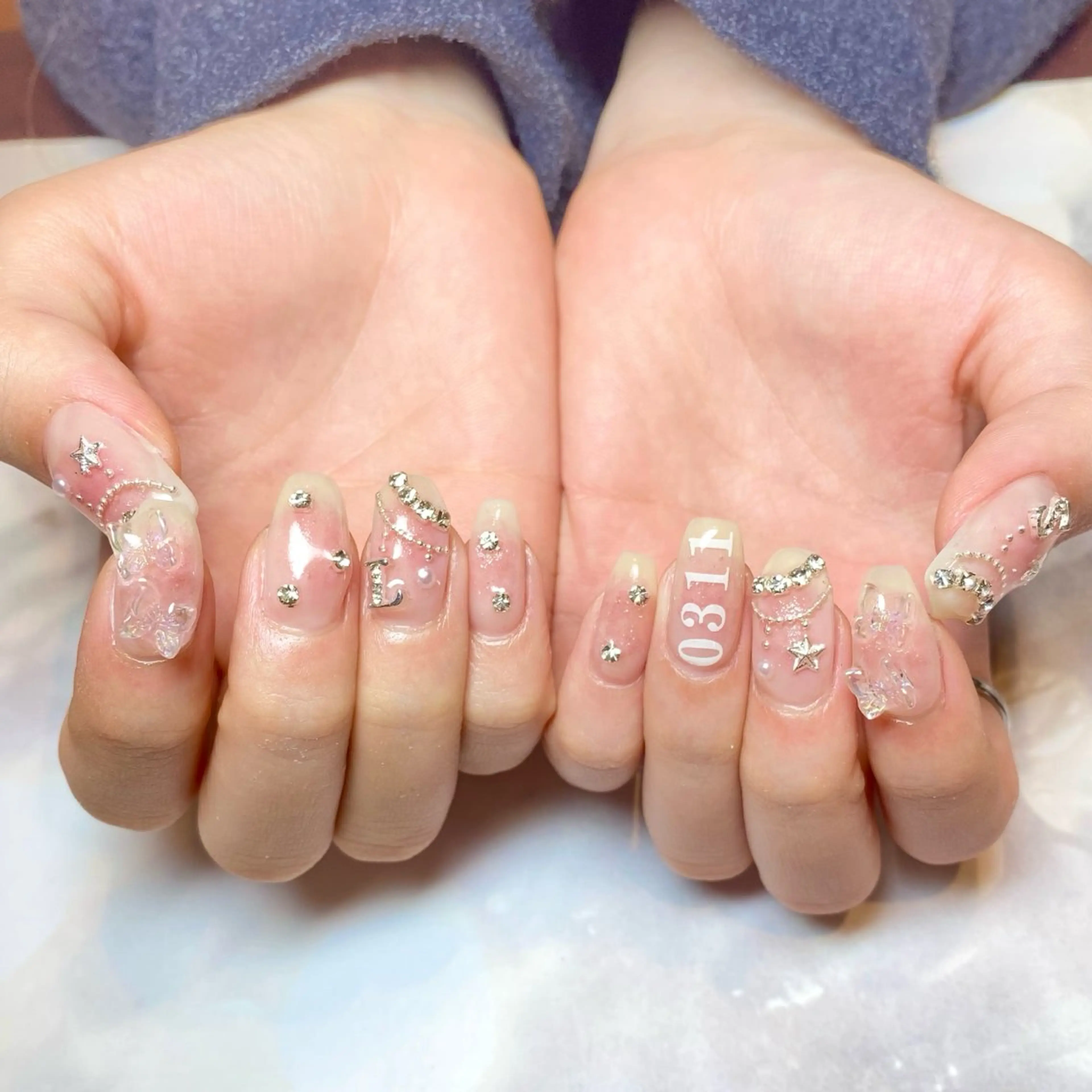 【口コミ割引】ハンド💅✨【オフ込み】持ち込み150分アートコース💖✨🌈の写真