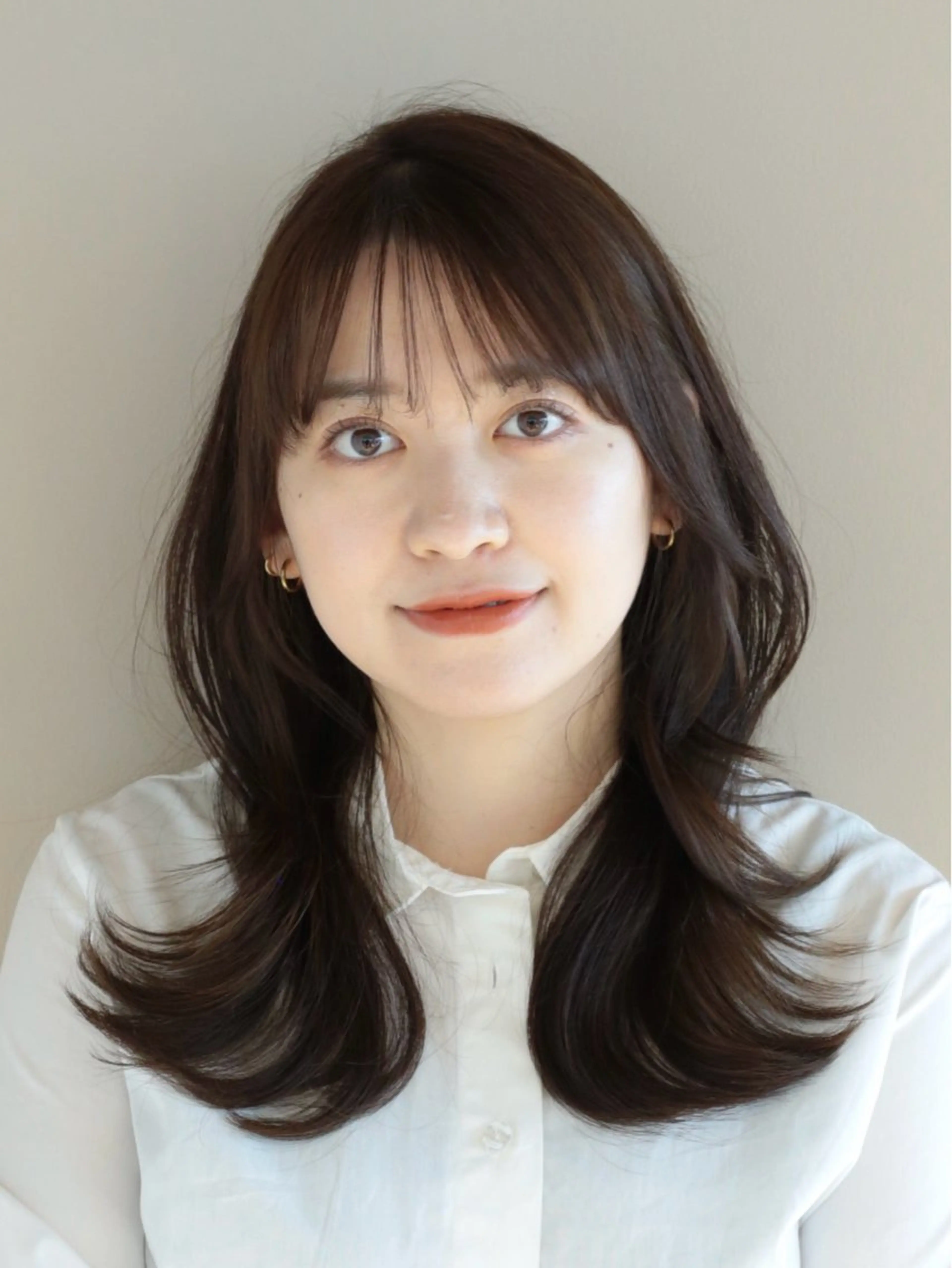 セミロング カラー くびれヘア くびれレイヤー レイヤーカット 外ハネヘア カット トリートメント 髙木美緒🌿 レイヤー/アレンジのヘアスタイル