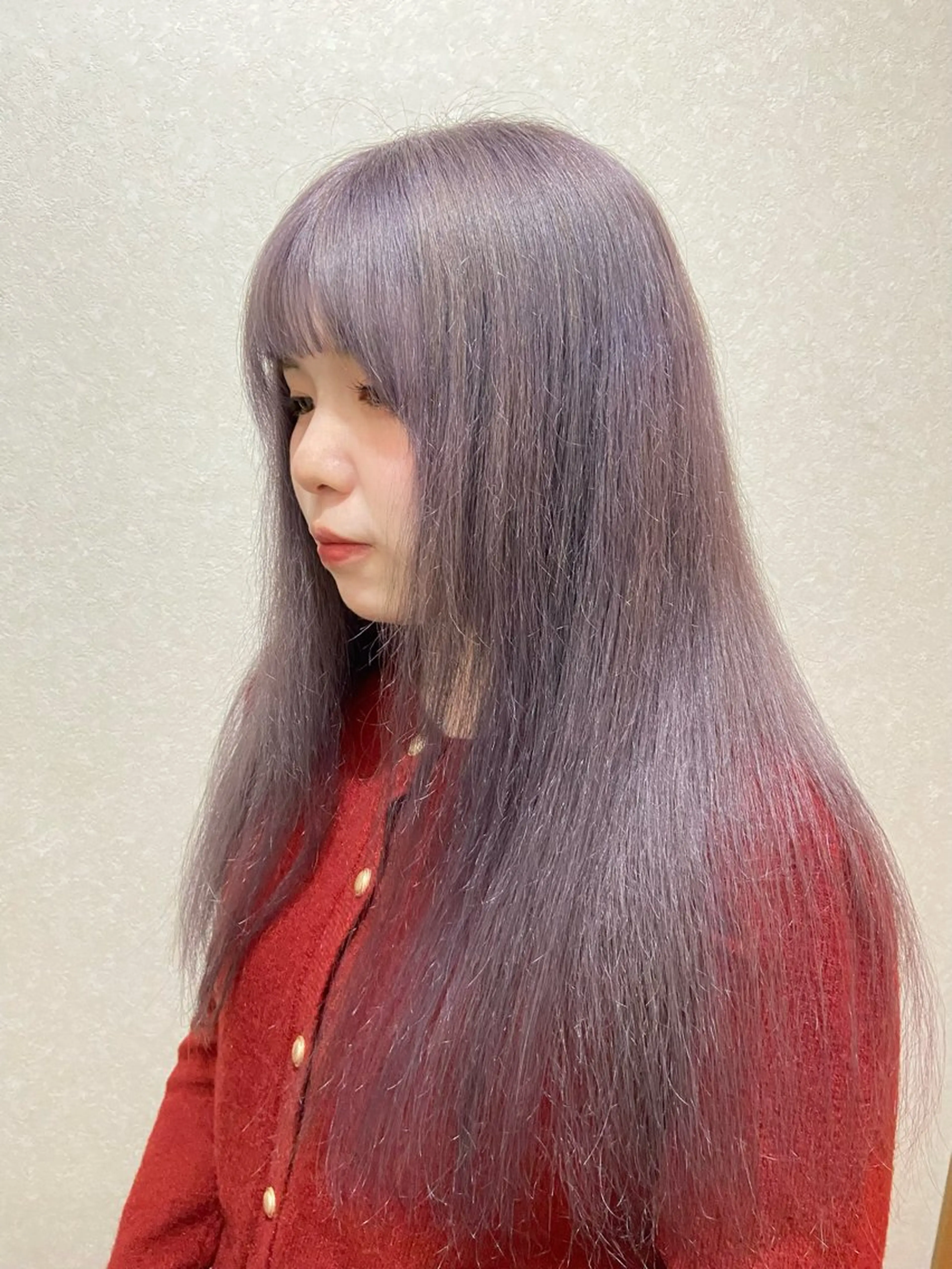 ロング カラー 浅野 匠のヘアスタイル