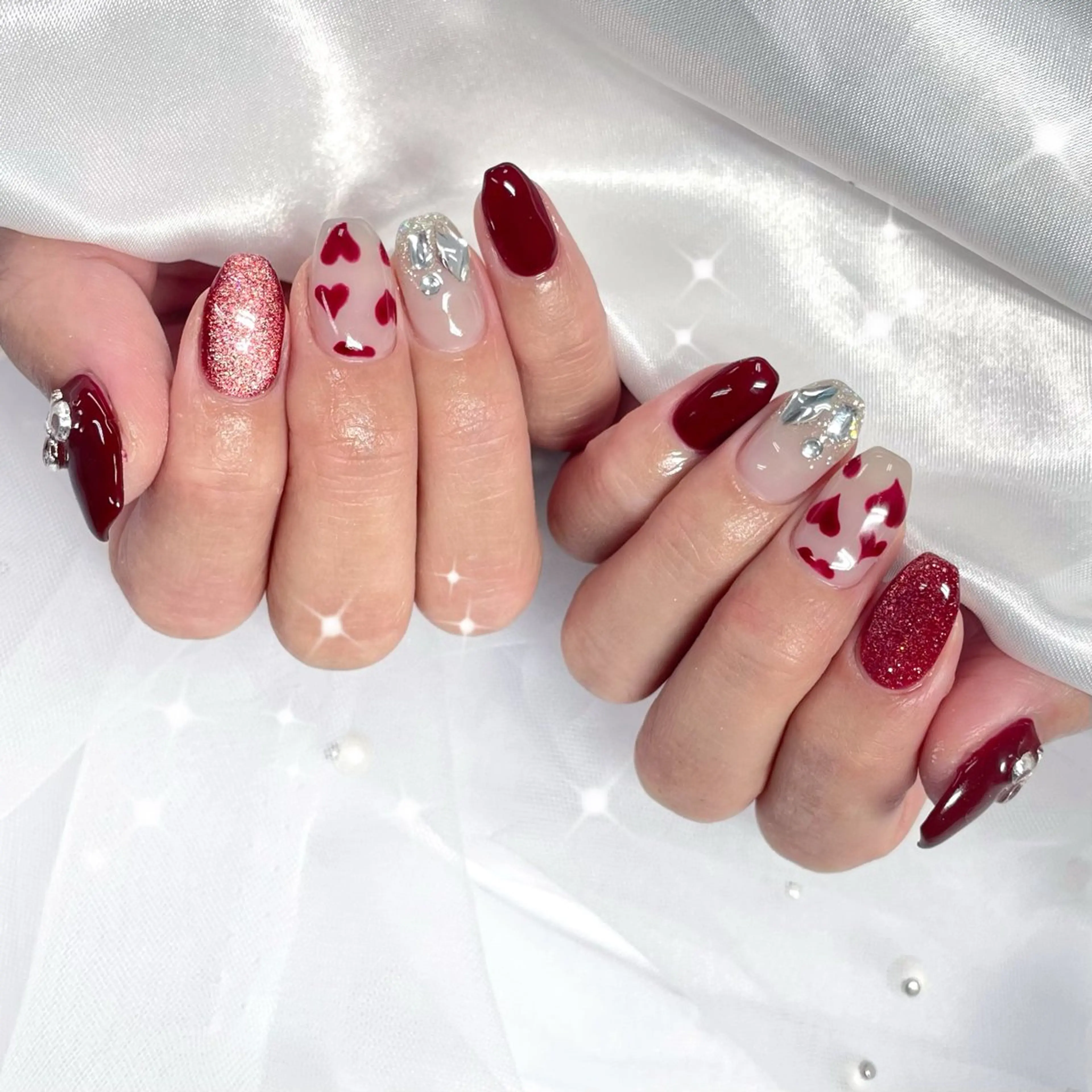 ネイル misaki 🩰‎🤍🎀のネイルデザイン