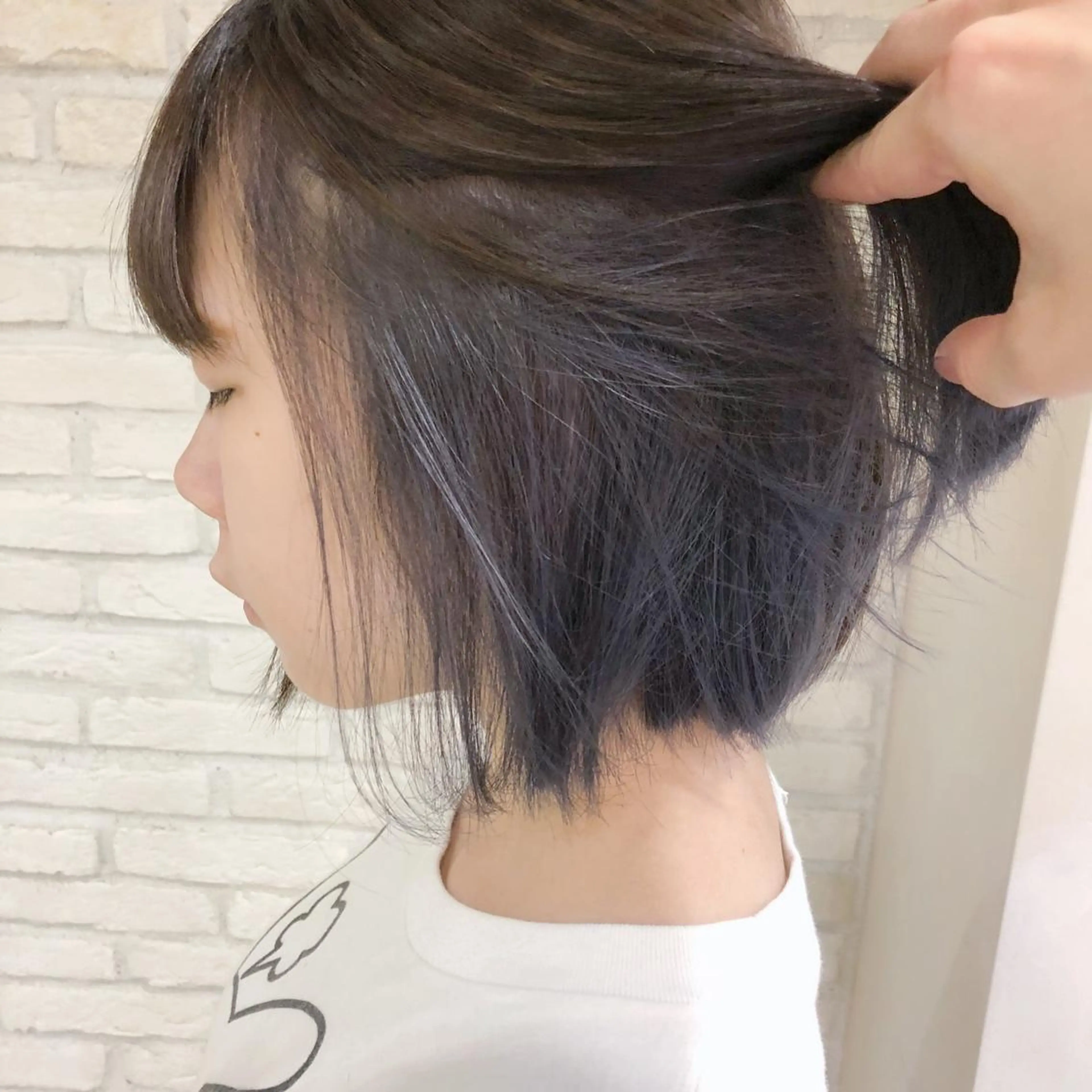 ミディアム カラー ブリーチ HAUS 片山みほのヘアスタイル