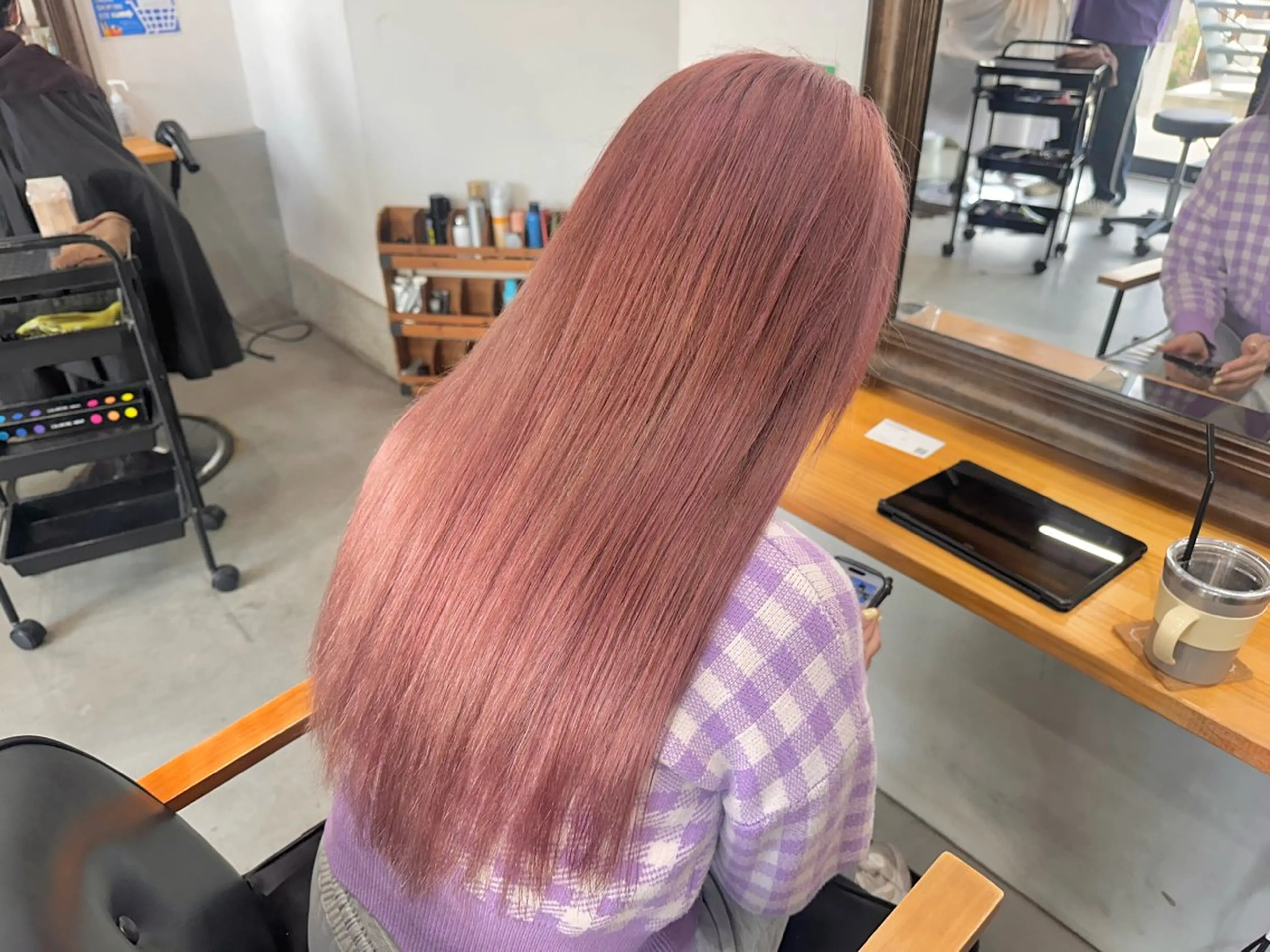 ロング カラー ヘアカラー 💖艶・ブリーチ 透明感miyu💖のヘアスタイル