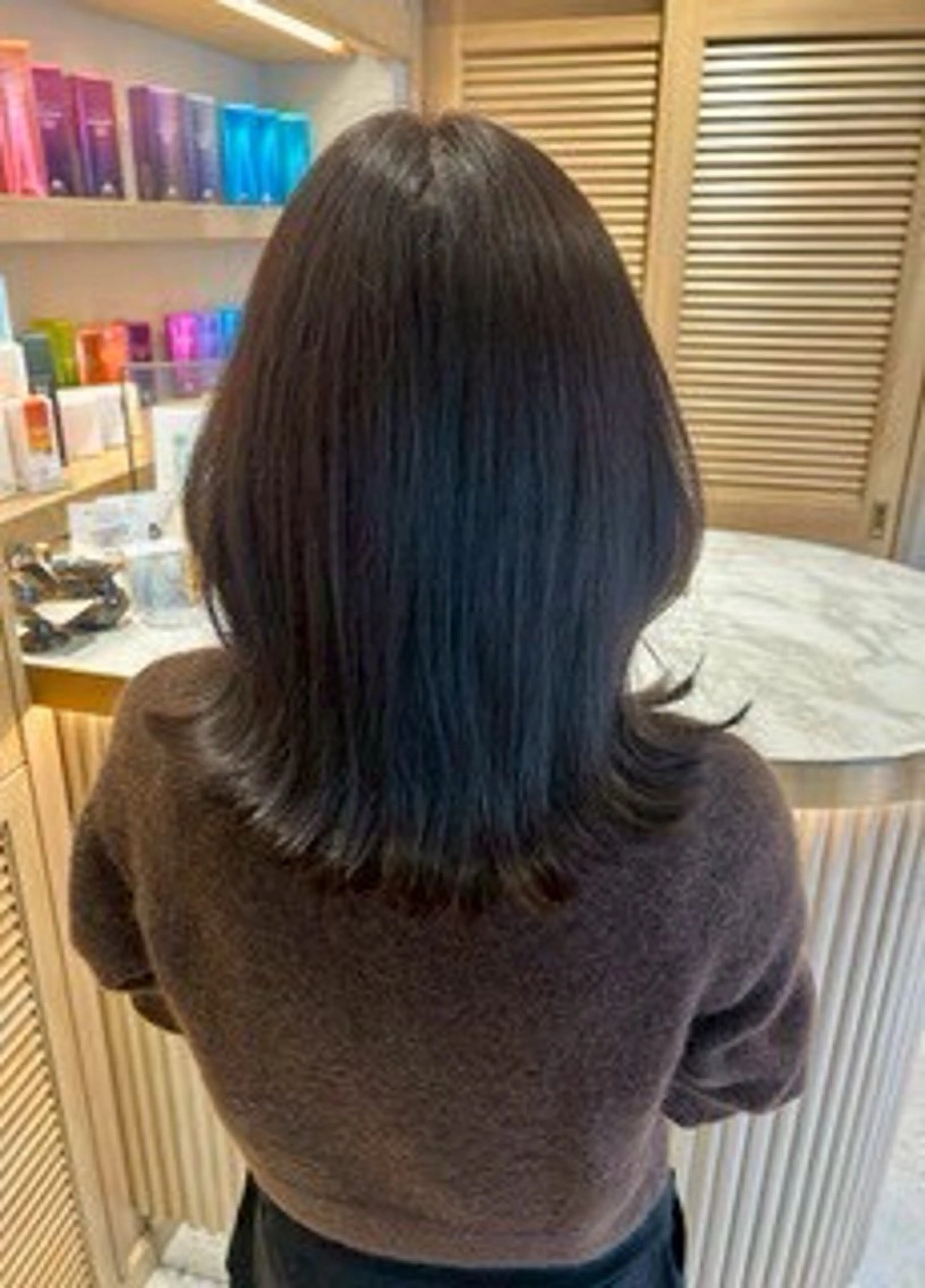 ミディアム カラー パーマ サナ / elto四条烏丸のヘアスタイル