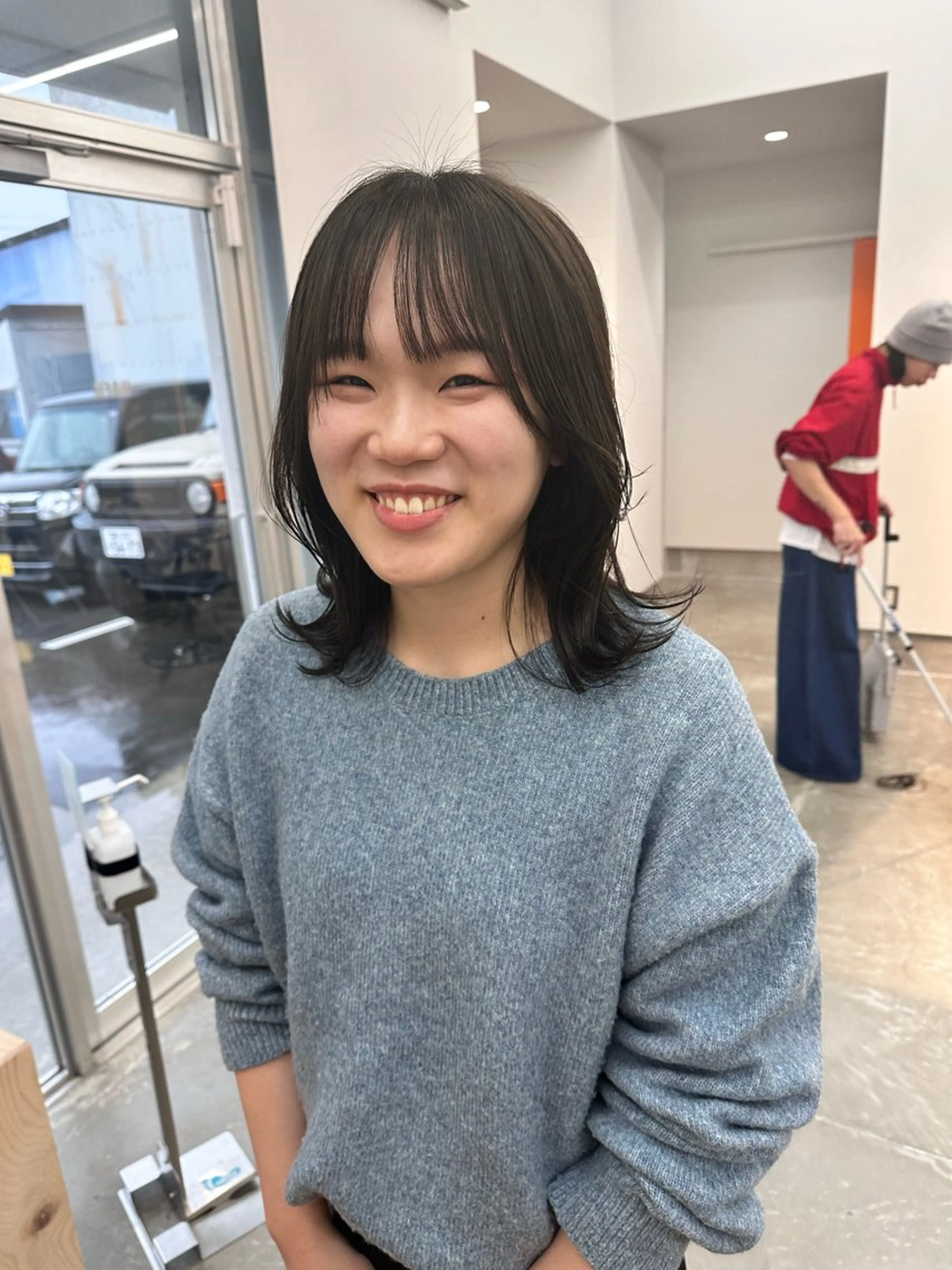 ミディアム 南 星来のヘアスタイル