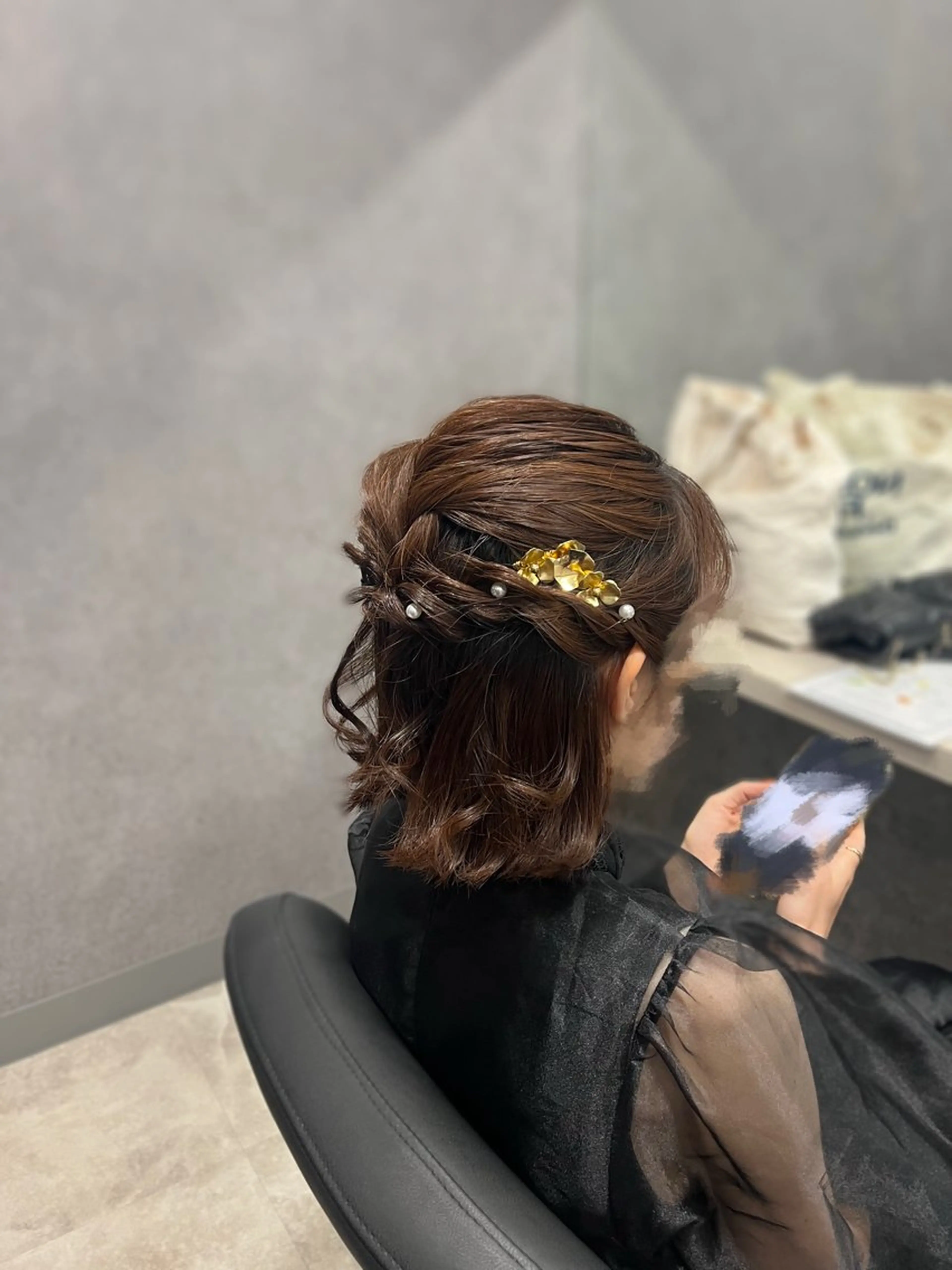 ショート ボブ ショートヘア ヘアセット 個室美容室miyuu hair&spa所属・加藤 あおいのヘアスタイル