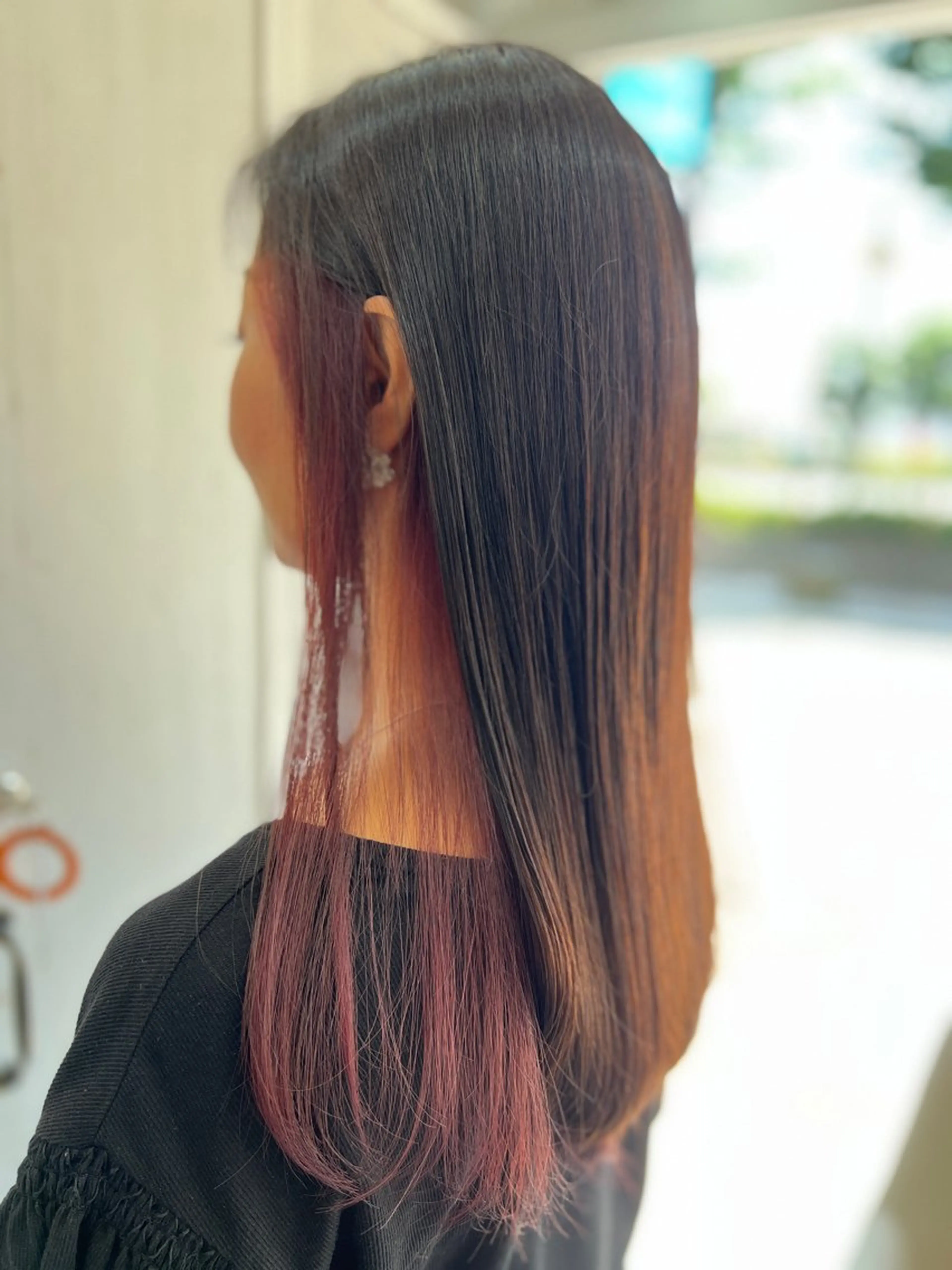 ロング カラー カット ヘアカラー 勅使河原 裕生 Fiora大森のヘアスタイル