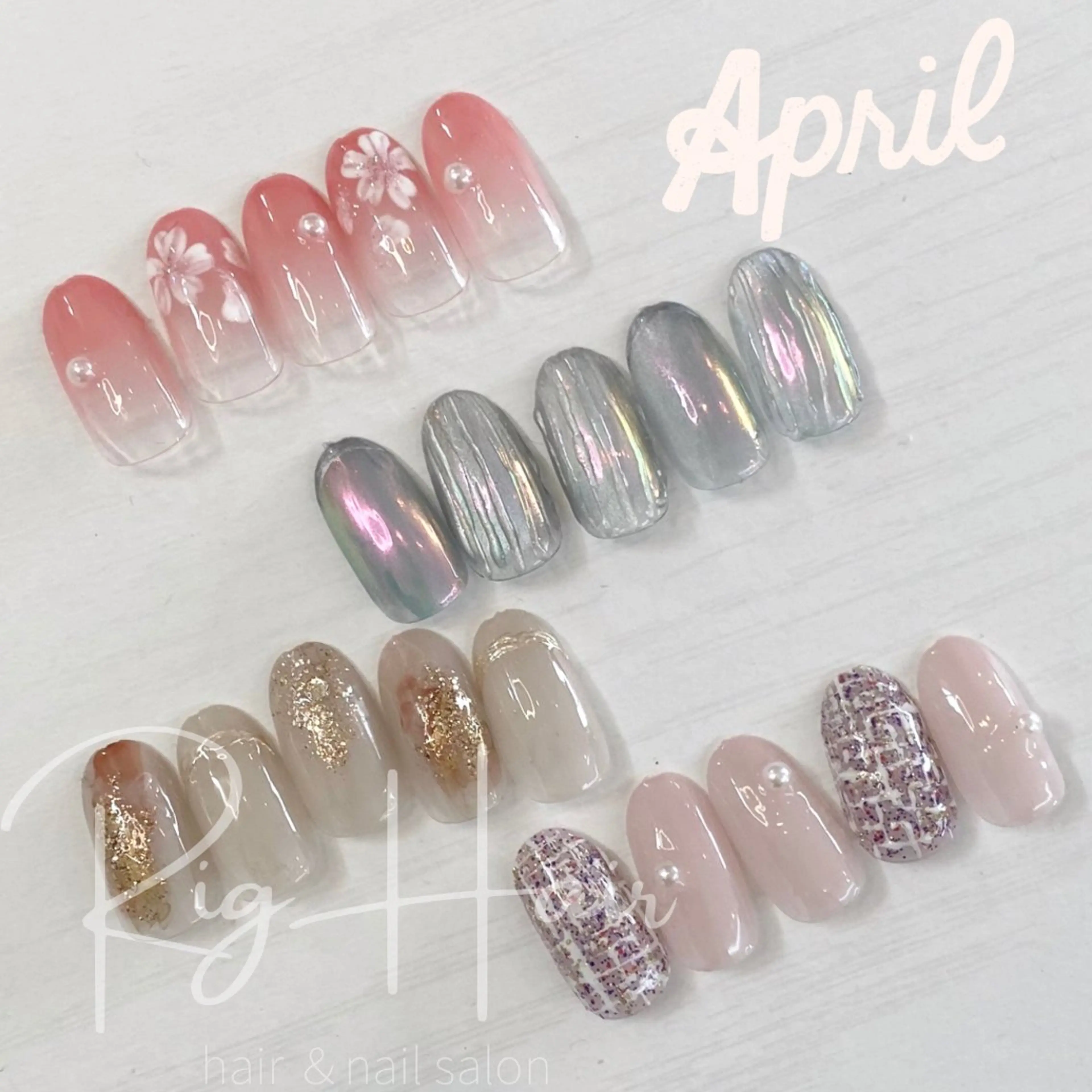 ネイル RigHair所属・RigHair MIZUHOのネイルデザイン