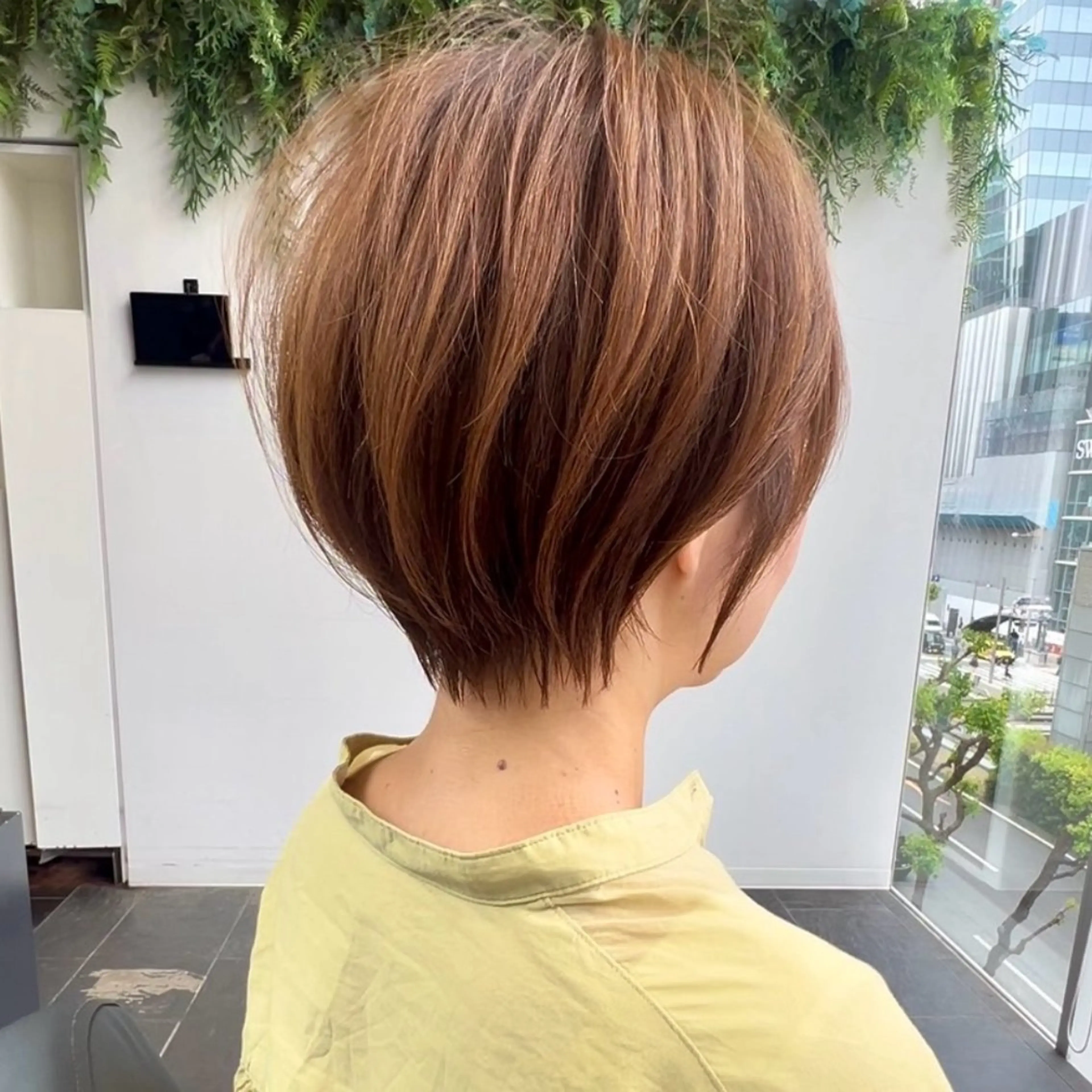 ショート カラー ヘアアレンジ ショートボブ ボブ 似合わせカット ショートヘア 小顔カット ⭐️ショート/ボブ/ 艶カラー/りょうがのヘアスタイル