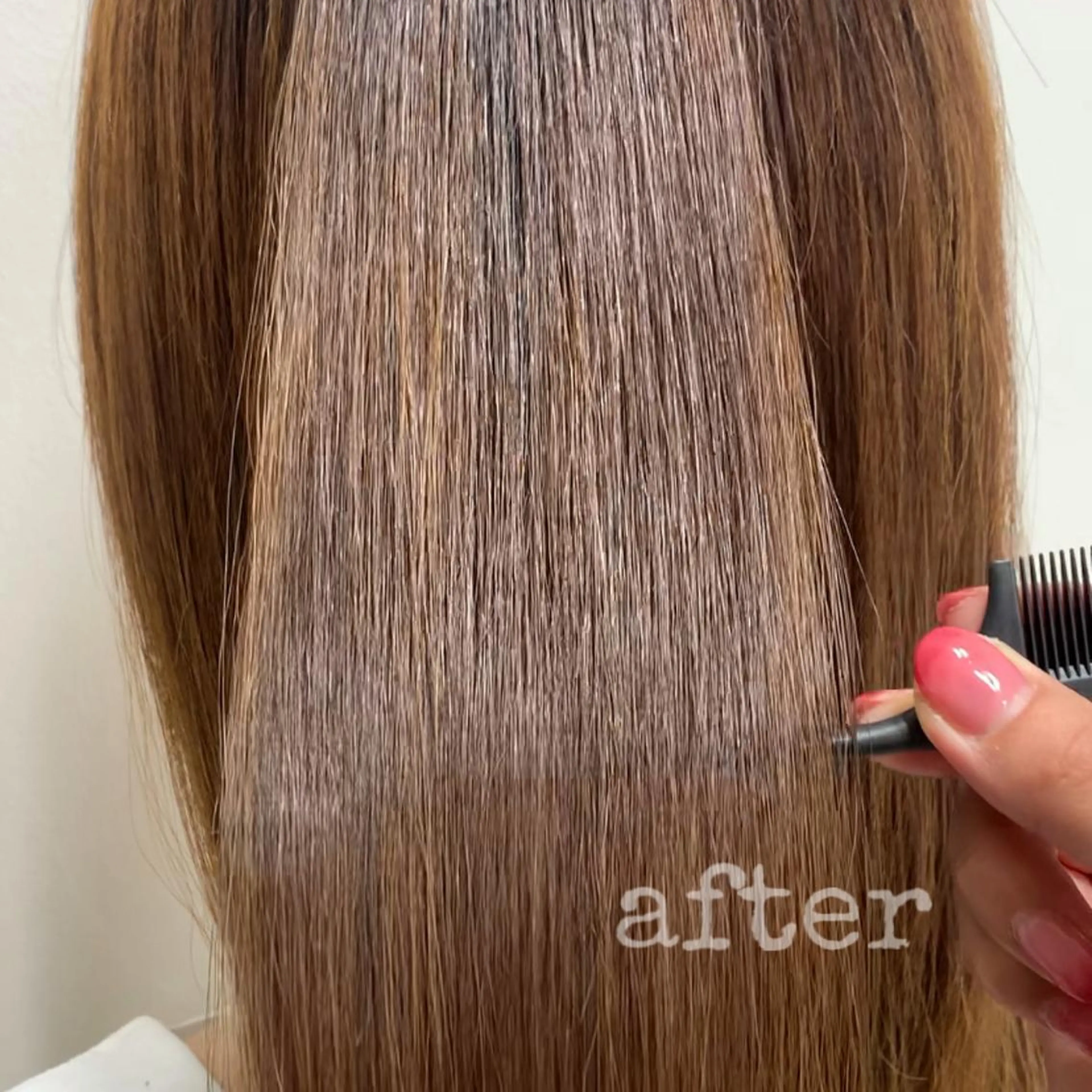 ロング 縮毛矯正 Bolge所属・黒田 優衣のヘアスタイル