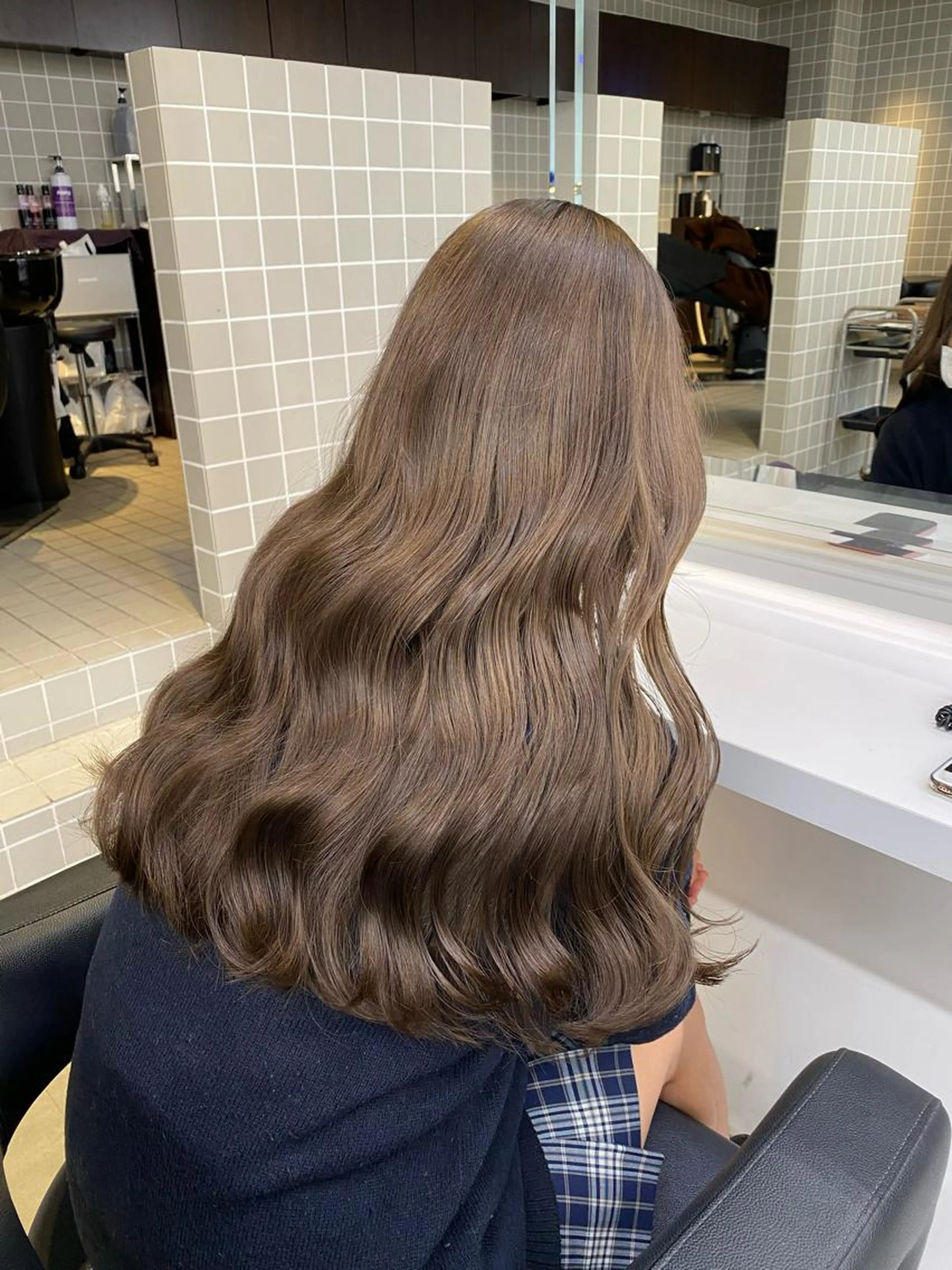 💕💕ブリーチなしWカラー➕3STEPトリートメント➕炭酸スパ＋➕コテ巻き仕上げ💕💕の写真