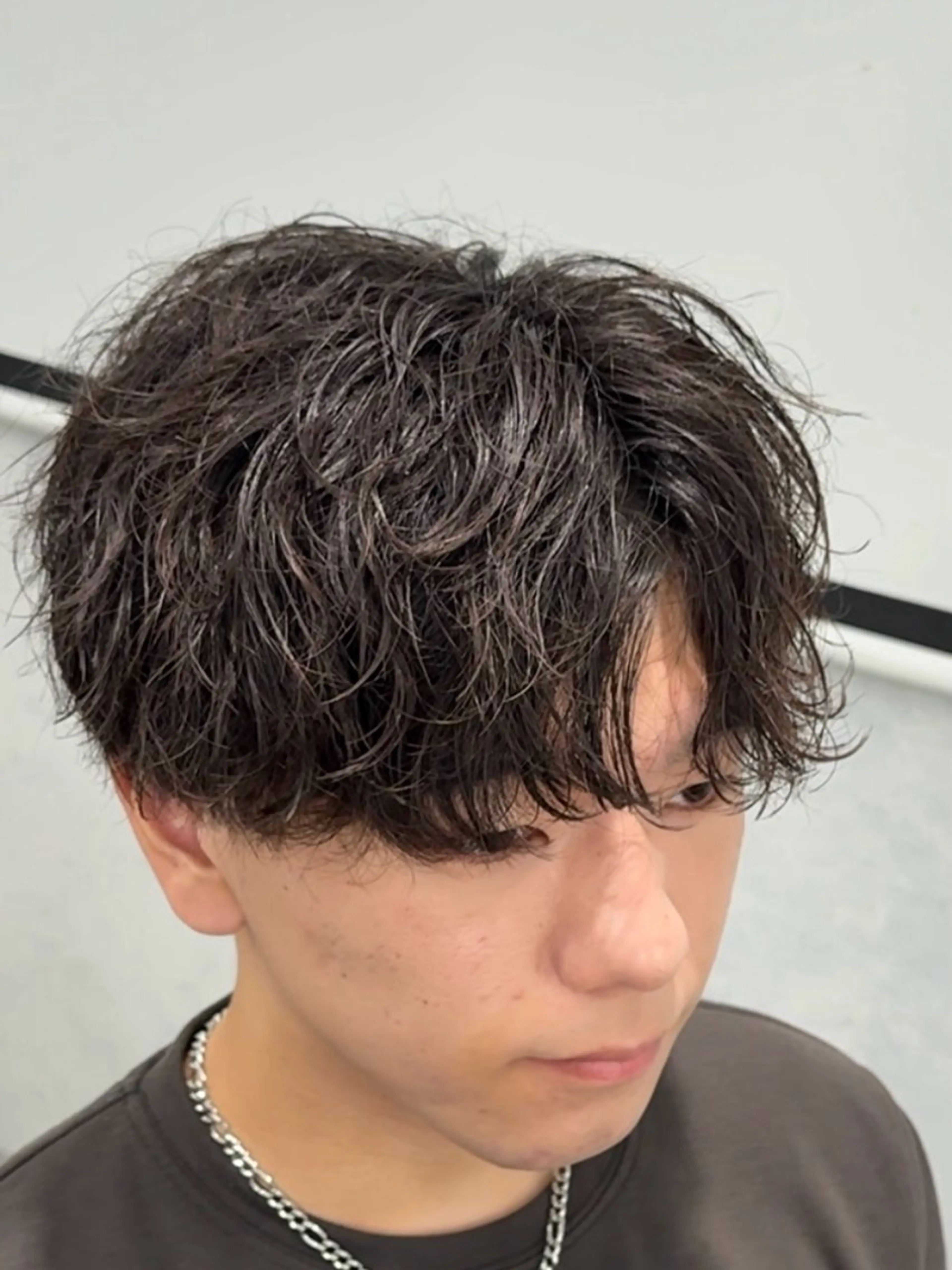 ショート カット パーマ 高橋 昂大のヘアスタイル